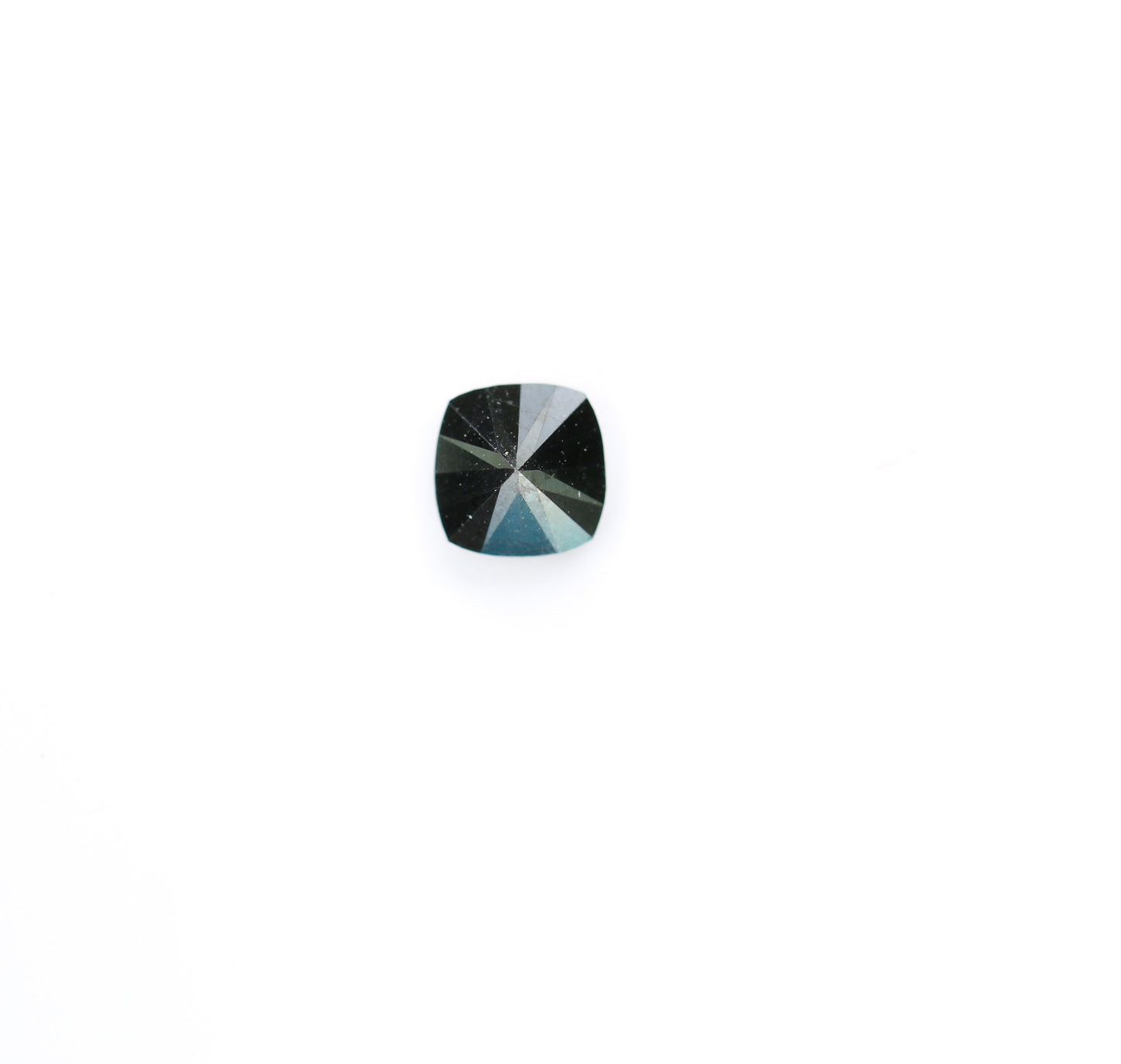 0.29 CT Rustic Black Cushion Cut Diamond | Unique Wedding or Special Occasion Gift, Proposal Ring for Her, Gold Ring