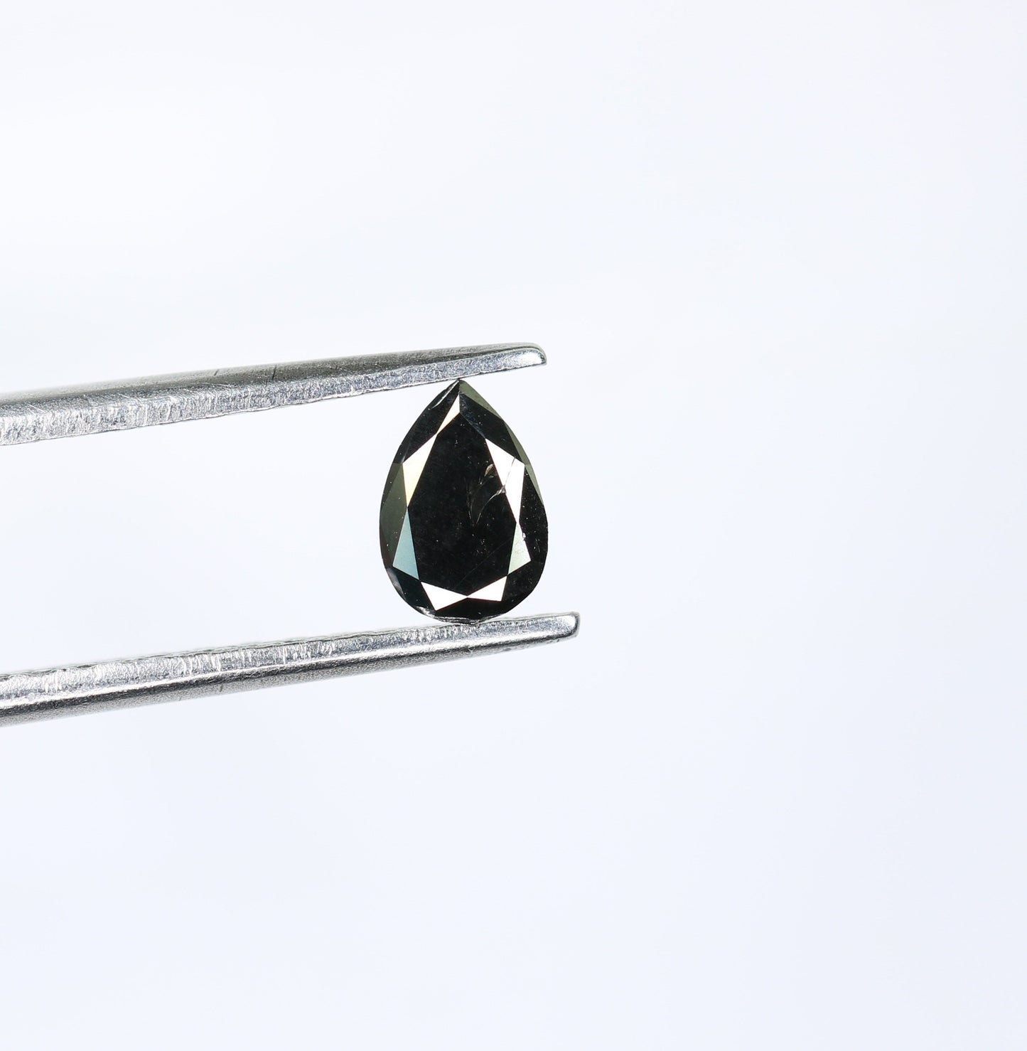 0.29 CT Loose Pear Salt and Pepper Black Diamond | Ideal Gem for Custom Engagement Ring Unique Black Diamond Perfect Christmas Gift for Her