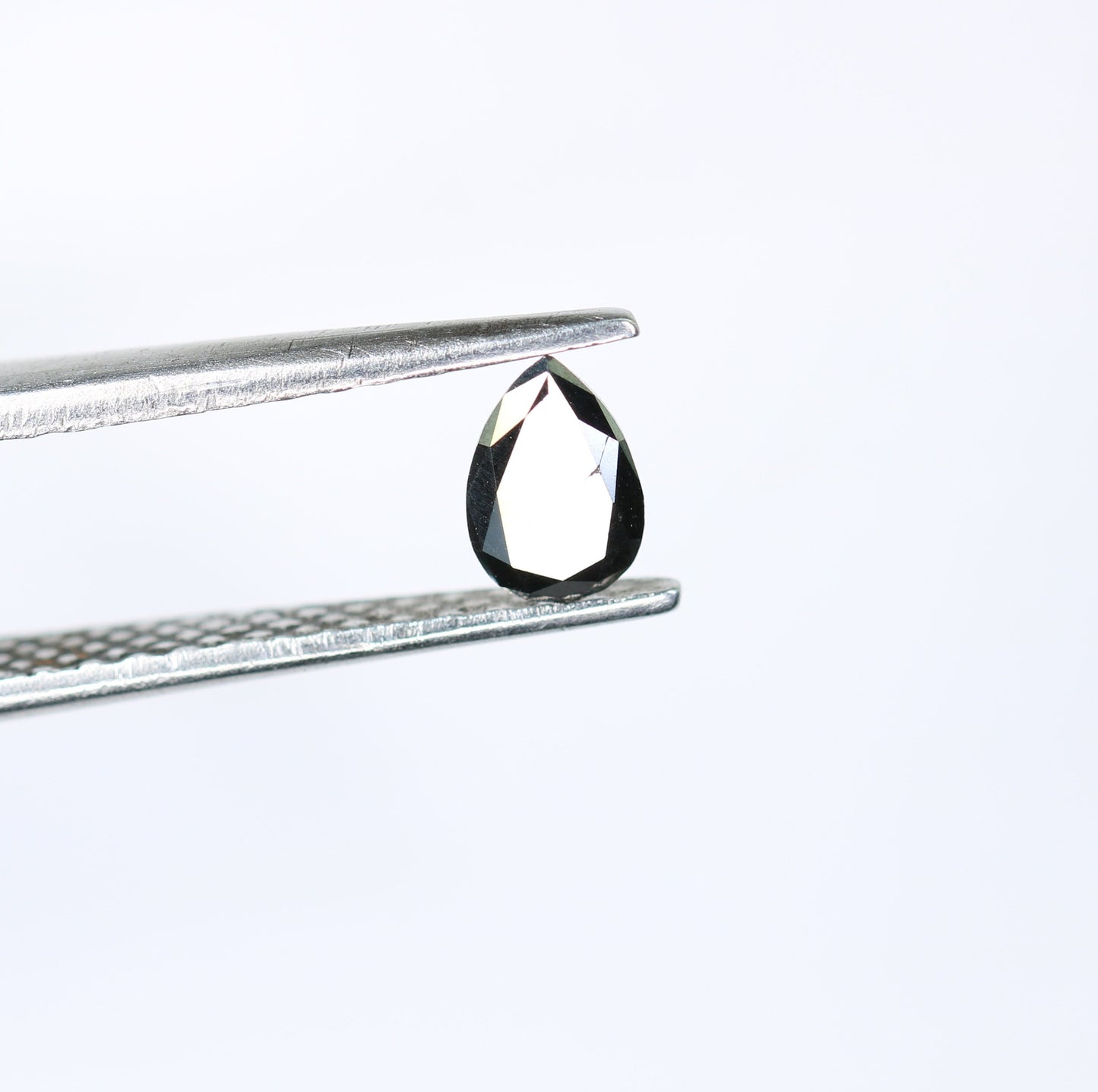 0.29 CT Loose Pear Salt and Pepper Black Diamond | Ideal Gem for Custom Engagement Ring Unique Black Diamond Perfect Christmas Gift for Her