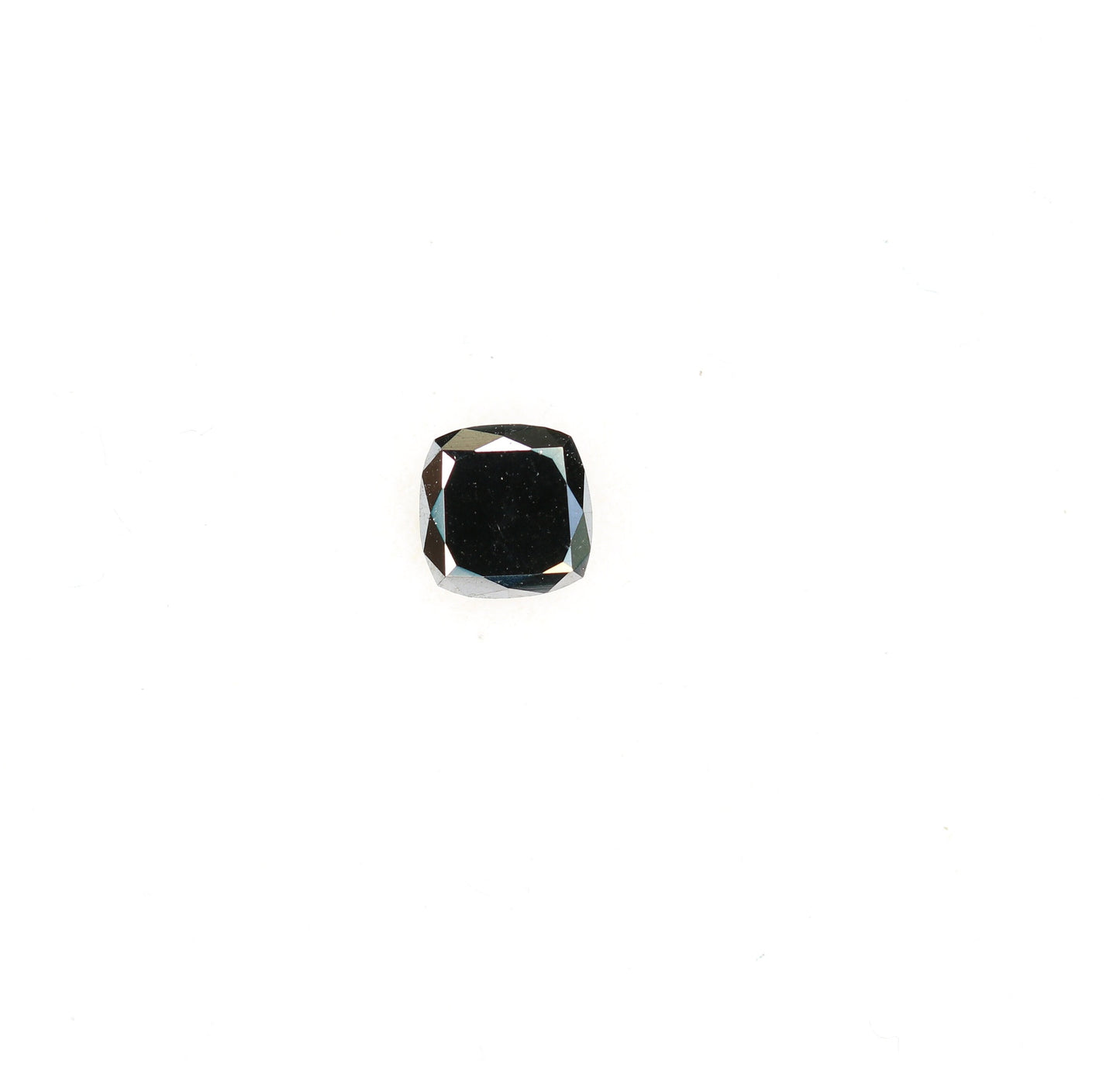 0.29 CT Rustic Black Cushion Cut Diamond | Unique Wedding or Special Occasion Gift, Proposal Ring for Her, Gold Ring