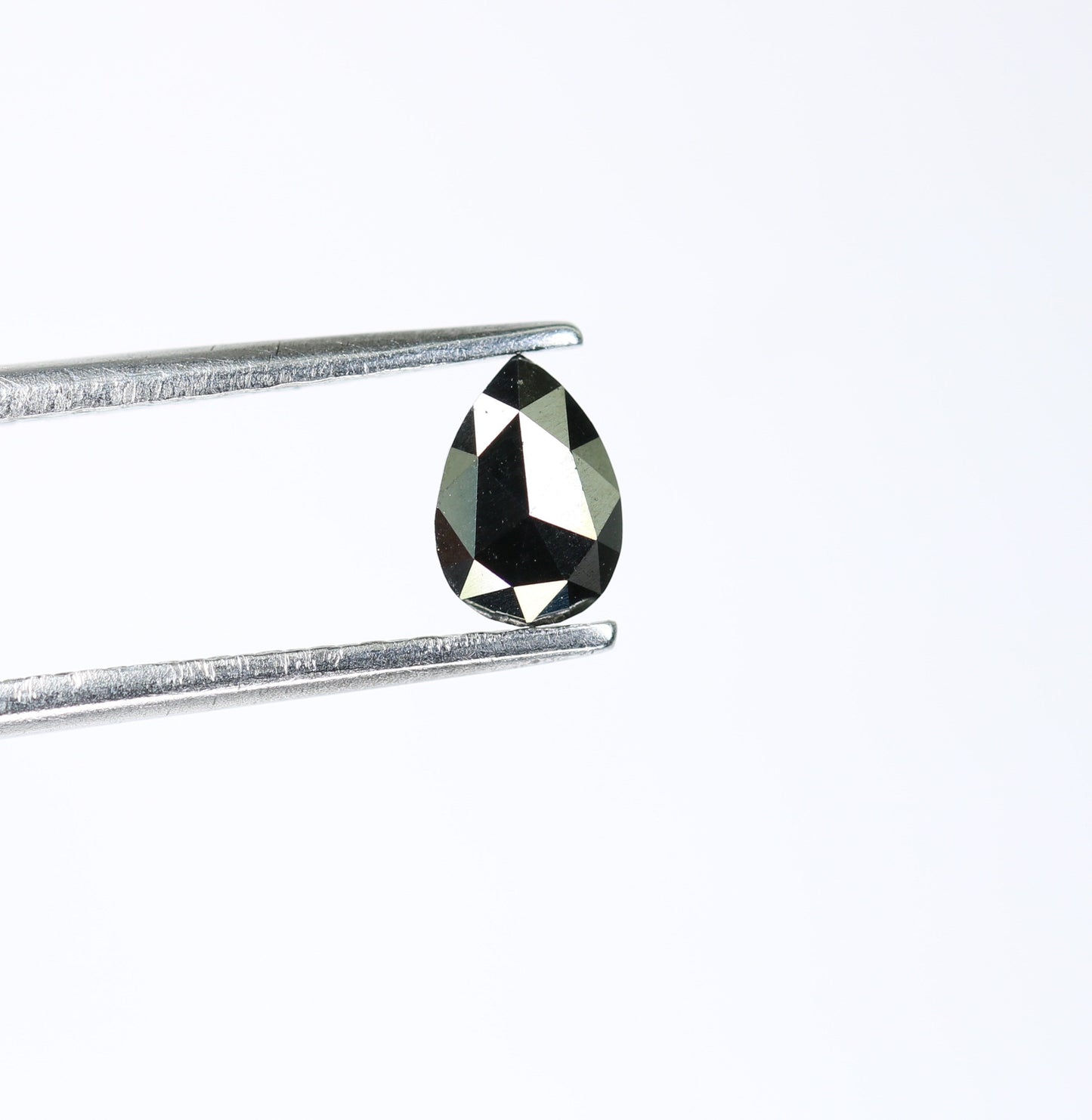 0.29 CT Loose Pear Salt and Pepper Black Diamond | Ideal Gem for Custom Engagement Ring Unique Black Diamond Perfect Christmas Gift for Her
