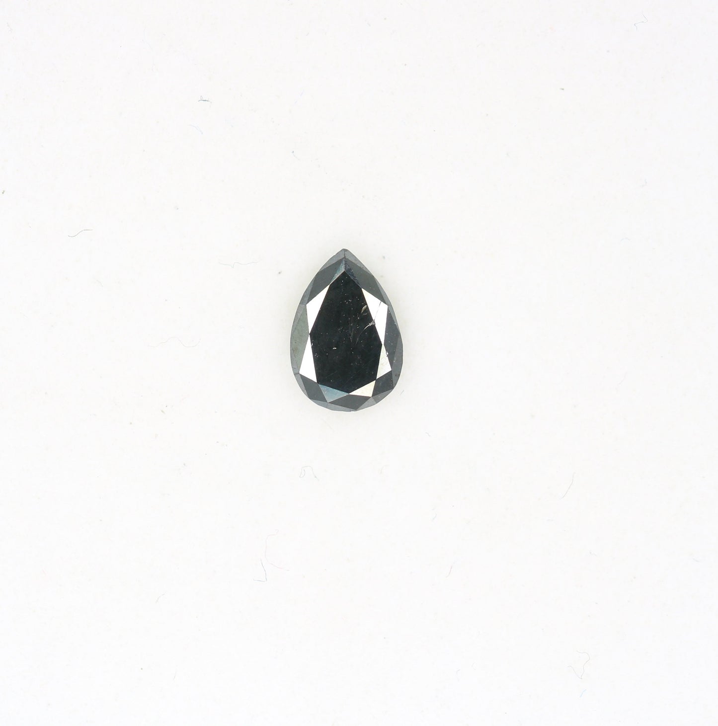 0.29 CT Loose Pear Salt and Pepper Black Diamond | Ideal Gem for Custom Engagement Ring Unique Black Diamond Perfect Christmas Gift for Her