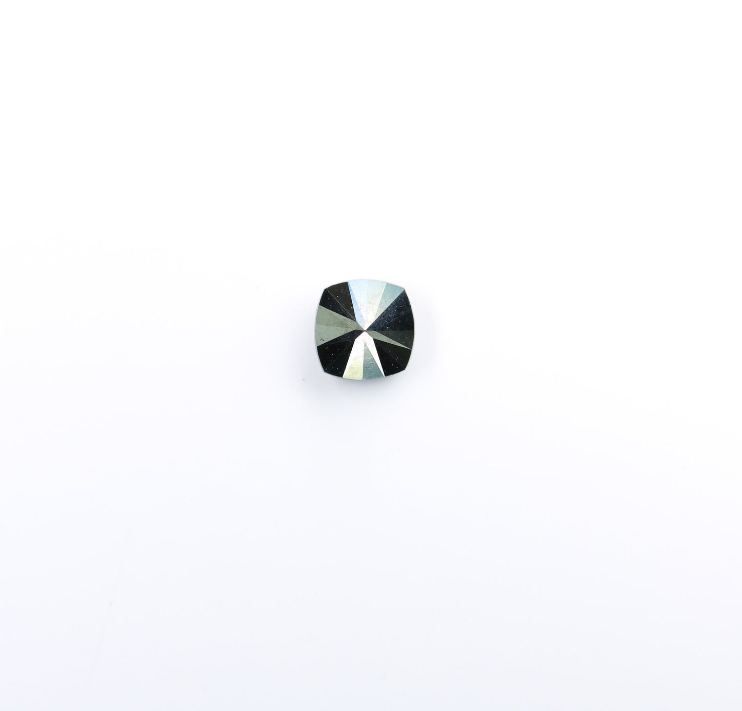 0.29 CT Rustic Black Cushion Cut Diamond | Unique Wedding or Special Occasion Gift | Proposal Ring for Her | Gold Ring Diamond