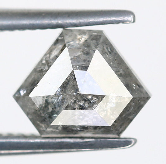 0.86 CT Natural Fancy Triangle Cut Rustic Salt And Paper Diamond For Fancy JweleryFor Gold Ring Diamonds