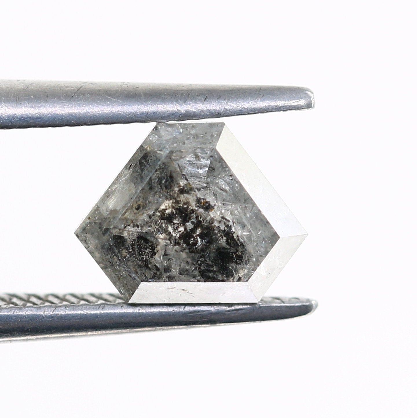 0.86 CT Natural Fancy Triangle Cut Rustic Salt And Paper Diamond For Fancy JweleryFor Gold Ring Diamonds
