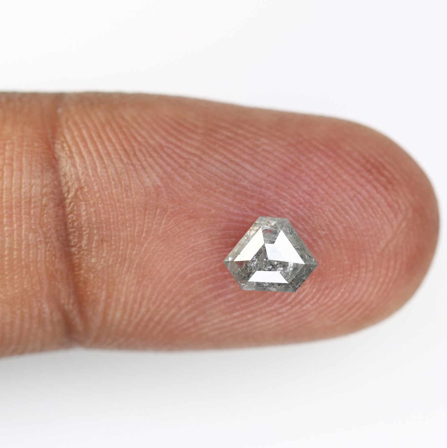 0.86 CT Natural Fancy Triangle Cut Rustic Salt And Paper Diamond For Fancy JweleryFor Gold Ring Diamonds