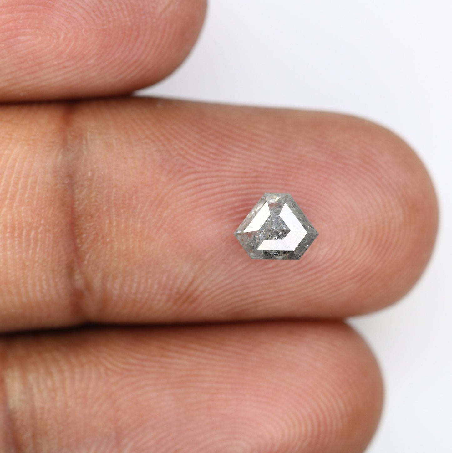 0.86 CT Natural Fancy Triangle Cut Rustic Salt And Paper Diamond For Fancy JweleryFor Gold Ring Diamonds