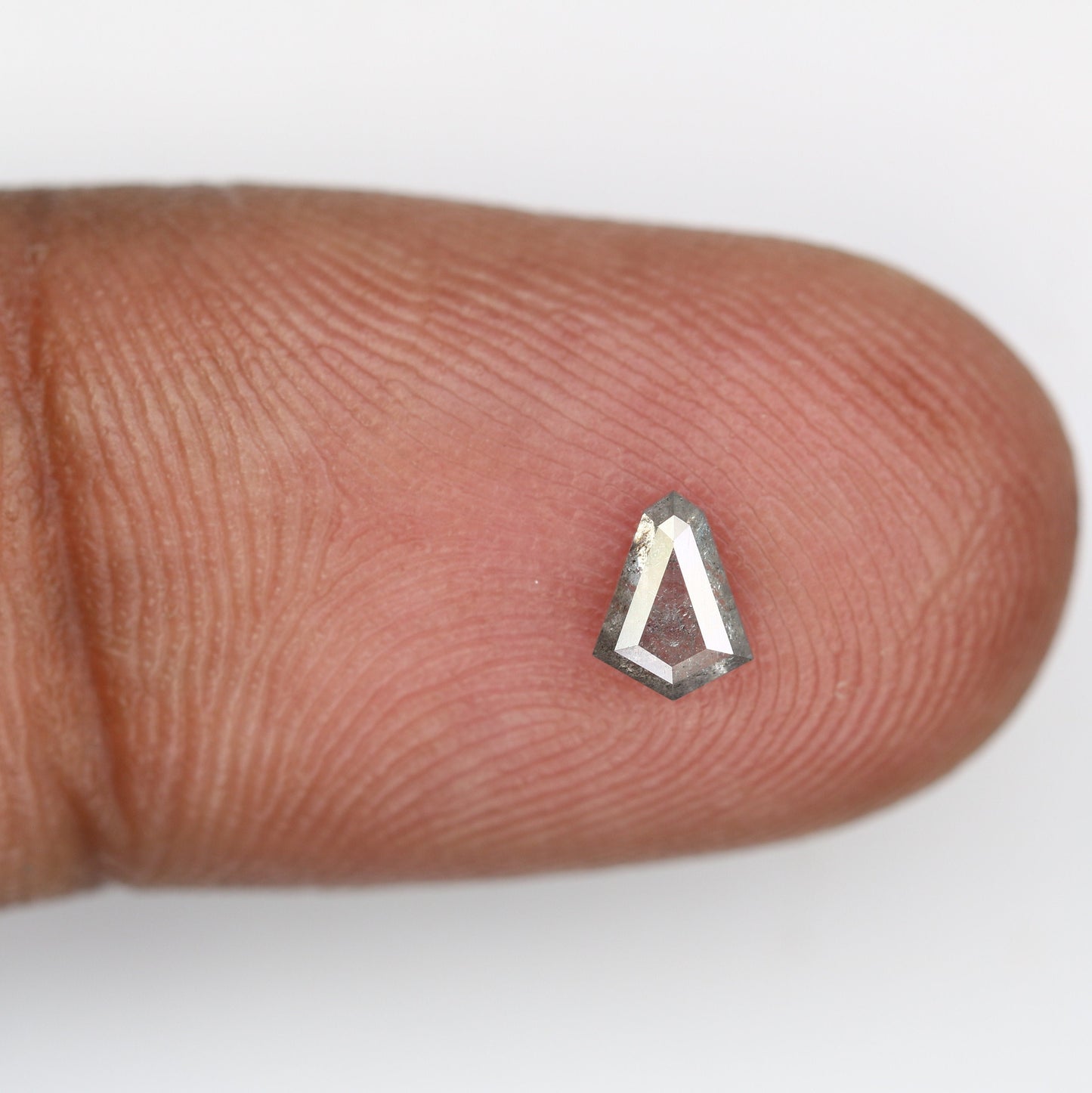 0.27 CT Shape Salt and Pepper Kite Shape - Natural Kite shape Loose Diamond -For 14k Gold Jewelry - Christmas Gift - LABORDAY Offer