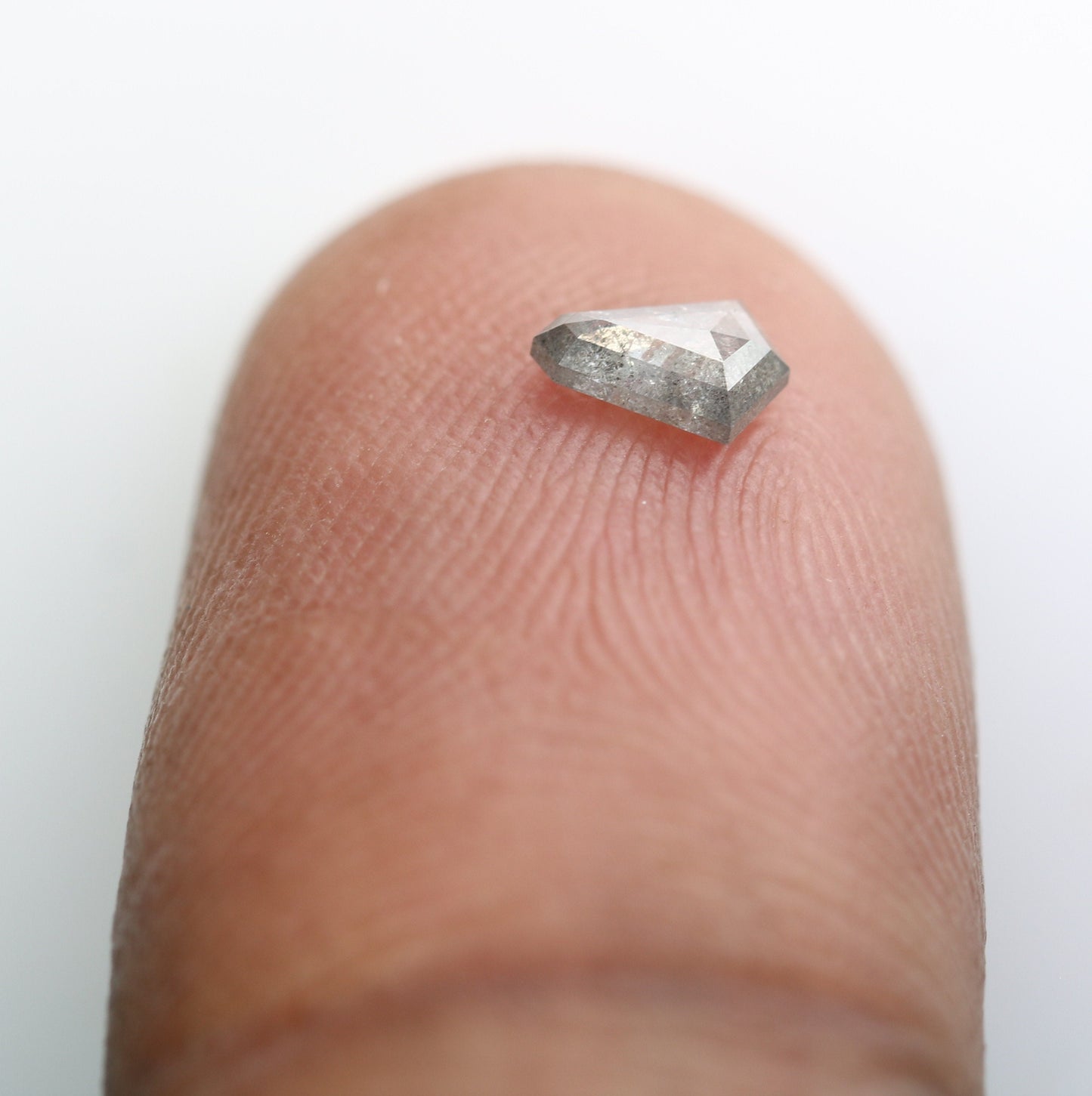 0.27 CT Shape Salt and Pepper Kite Shape - Natural Kite shape Loose Diamond -For 14k Gold Jewelry - Christmas Gift - LABORDAY Offer