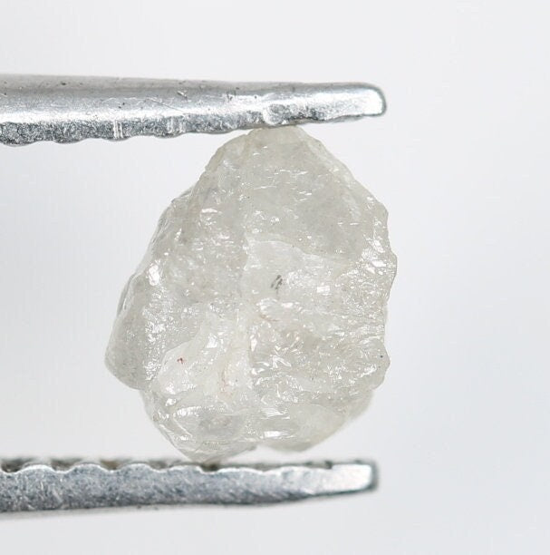 0.75 CT loose uncut raw grey fancy rough natural diamond for wedding band gold ring diamonds