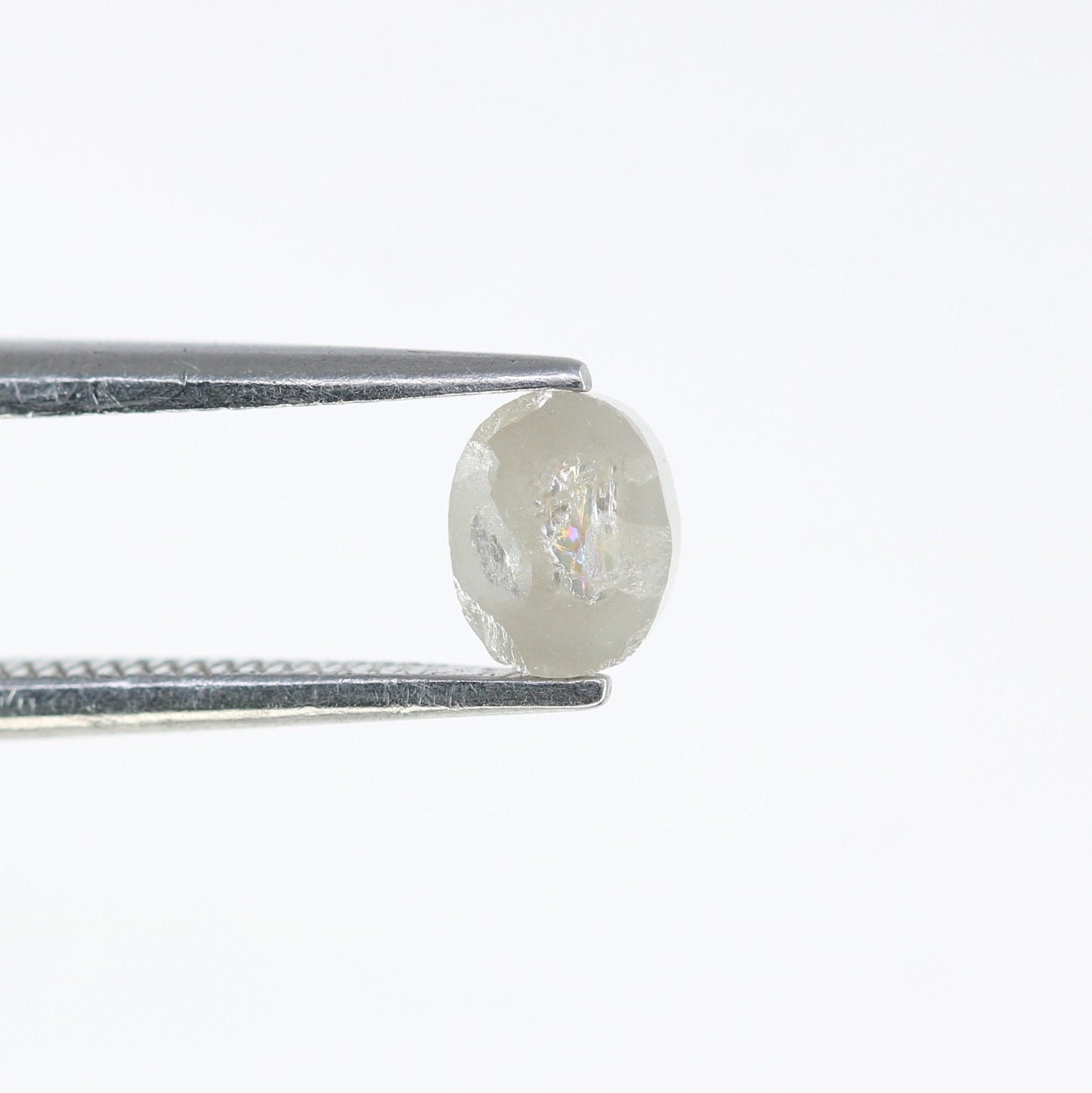 0.63 CT Natural Grey Oval Diamond | Loose Beautiful Oval Shape for Wedding Band, Gold Ring