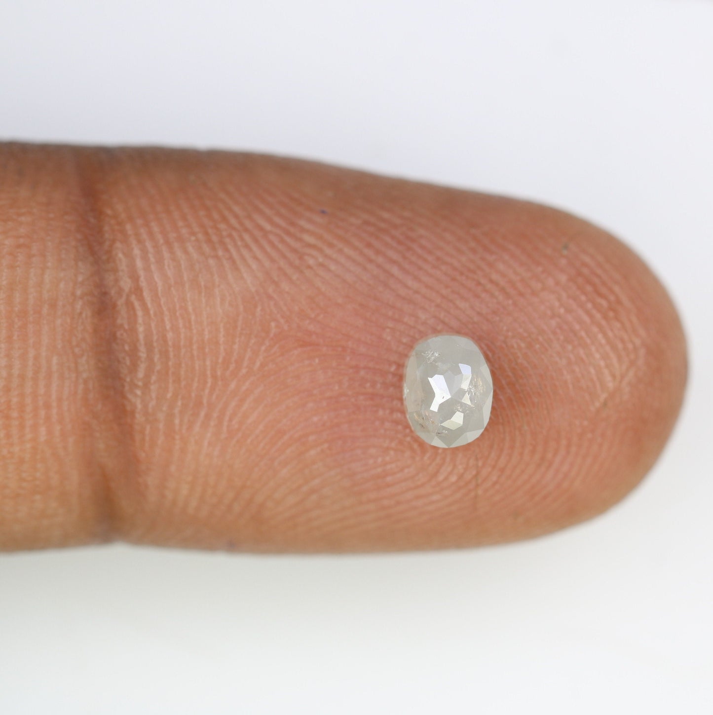 0.63 CT Natural Grey Oval Diamond | Loose Beautiful Oval Shape for Wedding Band, Gold Ring