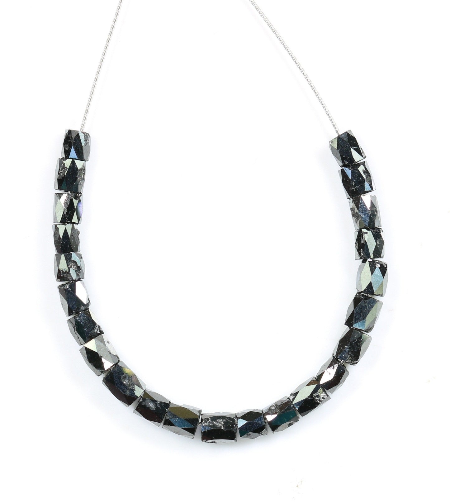 Gorgeous Black Diamond Beads | AAA Quality Faceted Loose Gems for Retro Crystal Necklaces | Unique DIY Jewelry Supplies & Artisan Craft Bead