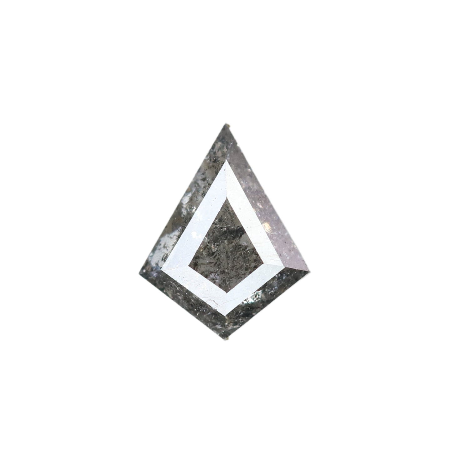 0.49 CT Shape Salt and Pepper Kite Shape - Natural Kite shape Loose Diamond -For 14k Gold Jewelry - Christmas Gift - LABORDAY Offer