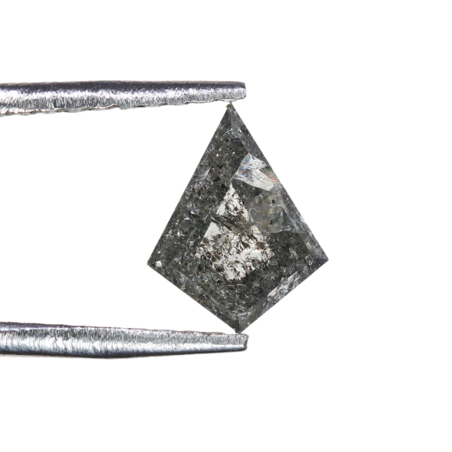 0.49 CT Shape Salt and Pepper Kite Shape - Natural Kite shape Loose Diamond -For 14k Gold Jewelry - Christmas Gift - LABORDAY Offer