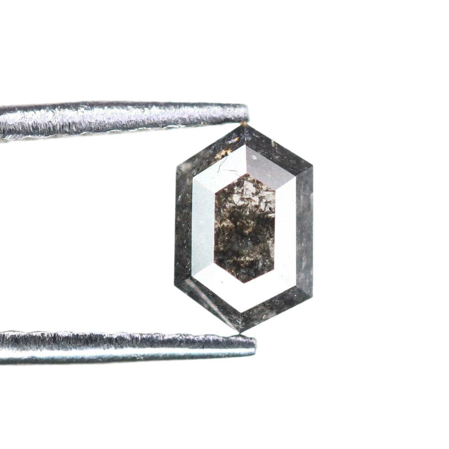 0.5CT Natural Loose Hexagon - Salt and Pepper Hexagon For Rings - Rings Gifts For Wedding - Fancy Gift for Her - Handmade Diamond