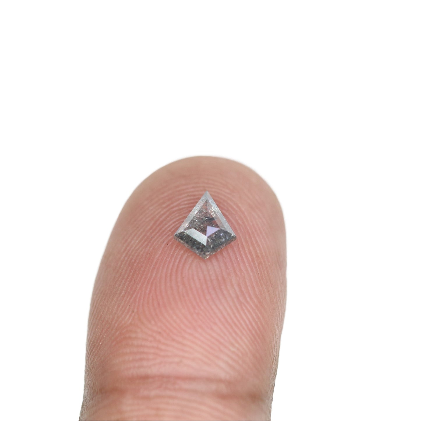 0.49 CT Shape Salt and Pepper Kite Shape - Natural Kite shape Loose Diamond -For 14k Gold Jewelry - Christmas Gift - LABORDAY Offer