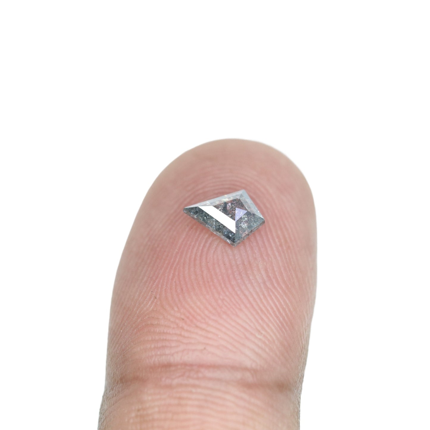 0.49 CT Shape Salt and Pepper Kite Shape - Natural Kite shape Loose Diamond -For 14k Gold Jewelry - Christmas Gift - LABORDAY Offer