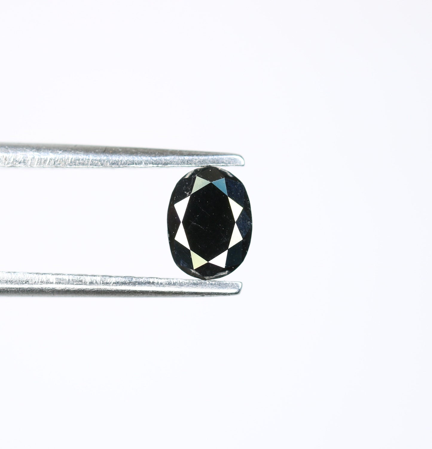 0.43 CT Fancy Black Oval Diamond | Ideal for Engagement Ring, Wedding Jewelry | Gift for Girlfriend, Wife | Gold Ring