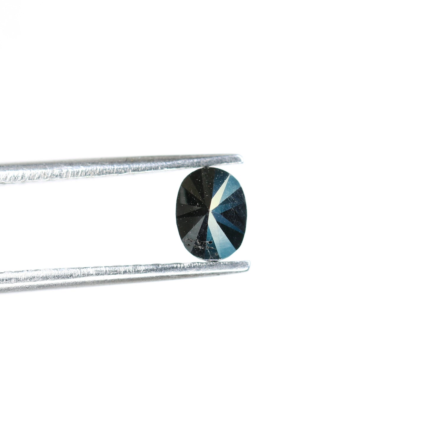 0.43 CT Fancy Black Oval Diamond | Ideal for Engagement Ring, Wedding Jewelry | Gift for Girlfriend, Wife | Gold Ring
