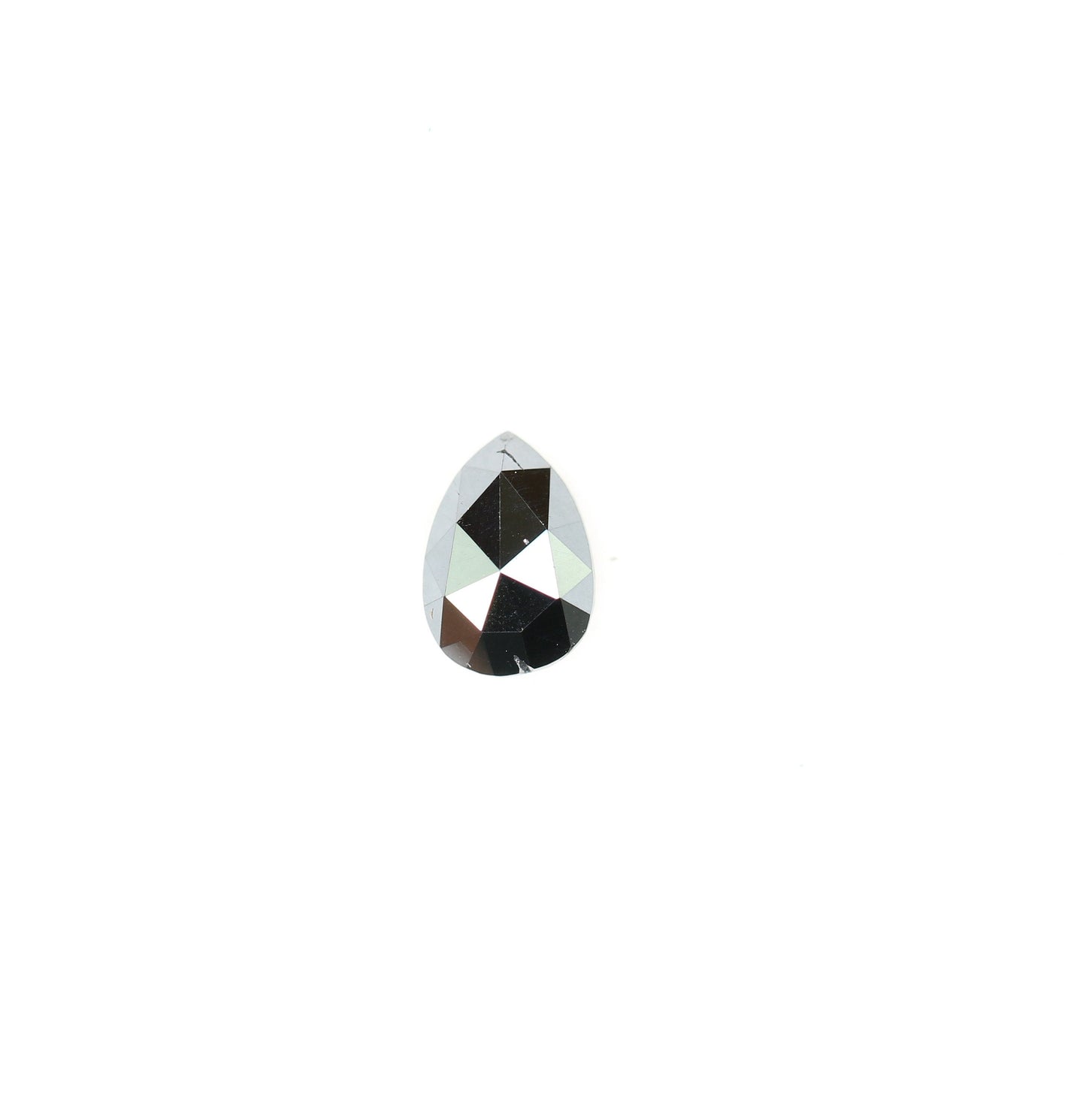 0.43 CT Pear Shape Fancy Black Diamond | Gem for Custom Engagement Ring and Wedding Jewelry | Perfect Gift for Girlfriend or Wife |