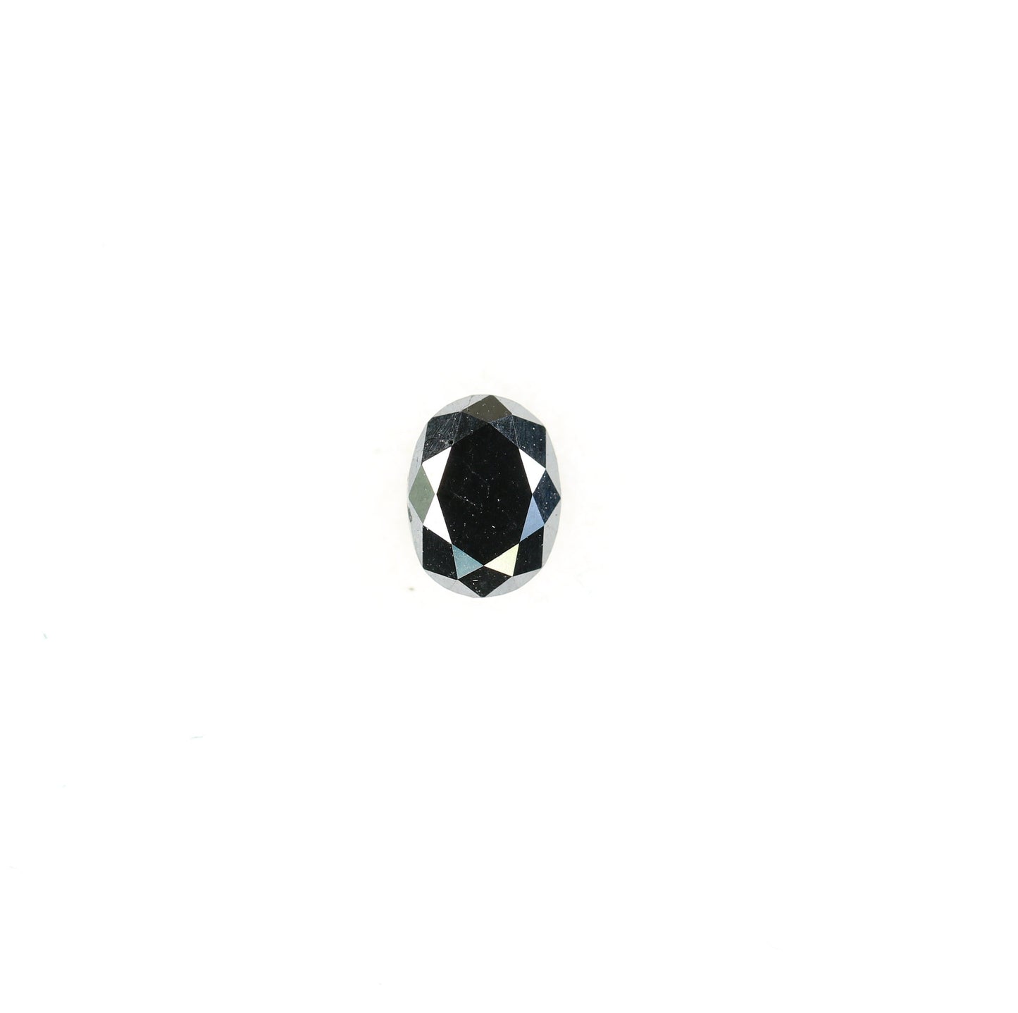 0.43 CT Fancy Black Oval Diamond | Ideal for Engagement Ring, Wedding Jewelry | Gift for Girlfriend, Wife | Gold Ring