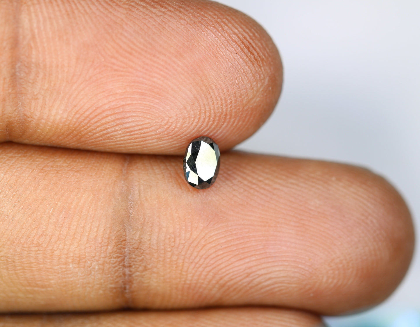 0.43 CT Fancy Black Oval Diamond | Ideal for Engagement Ring, Wedding Jewelry | Gift for Girlfriend, Wife | Gold Ring