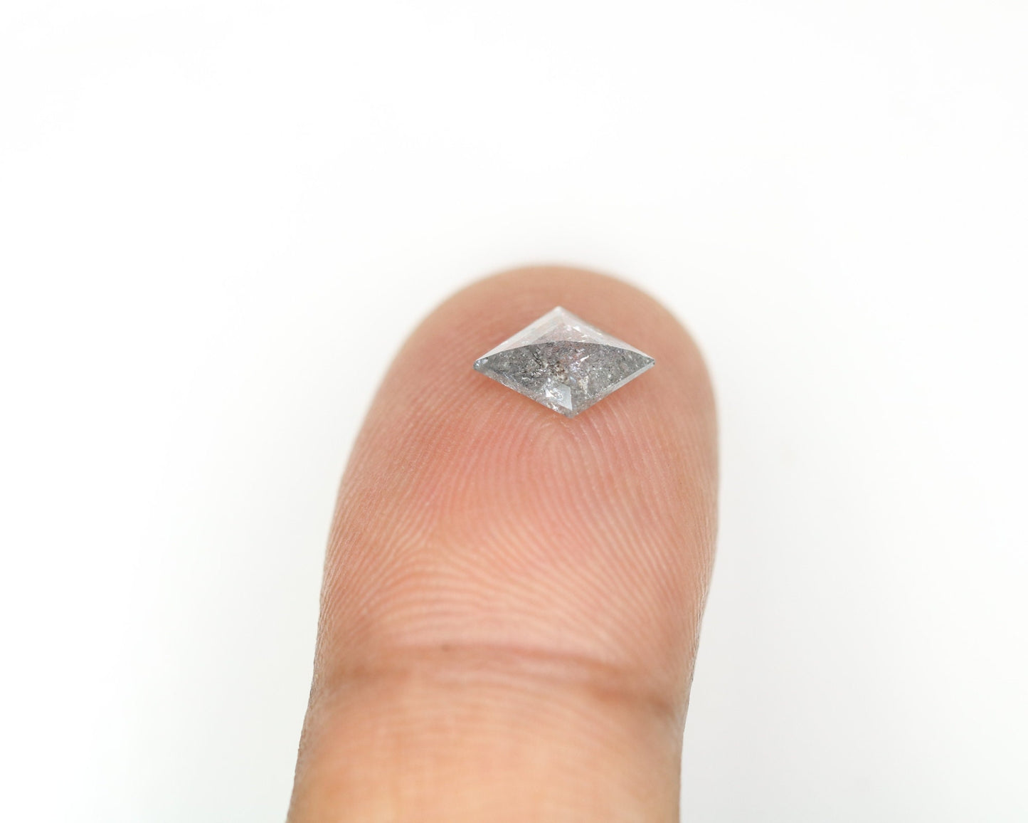 0.73 CT Shape Salt and Pepper Kite Shape - Natural Kite shape Loose Diamond -For 14k Gold Jewelry - Christmas Gift - LABORDAY Offer