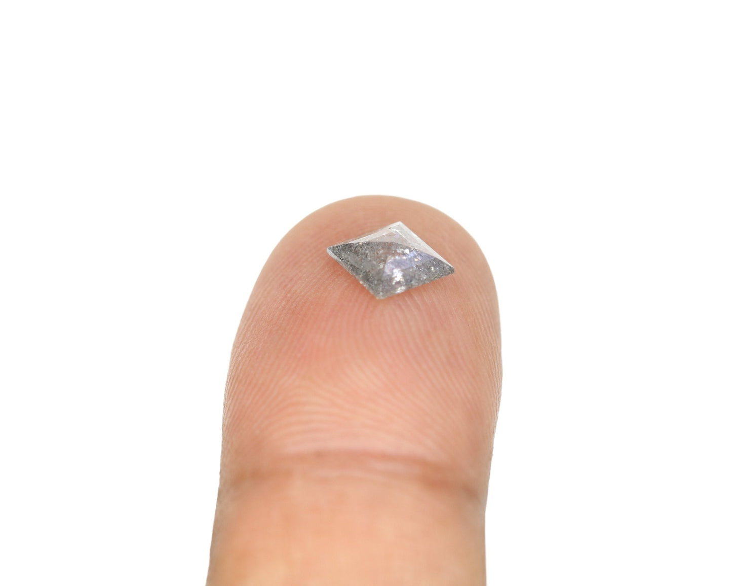 0.73 CT Shape Salt and Pepper Kite Shape - Natural Kite shape Loose Diamond -For 14k Gold Jewelry - Christmas Gift - LABORDAY Offer