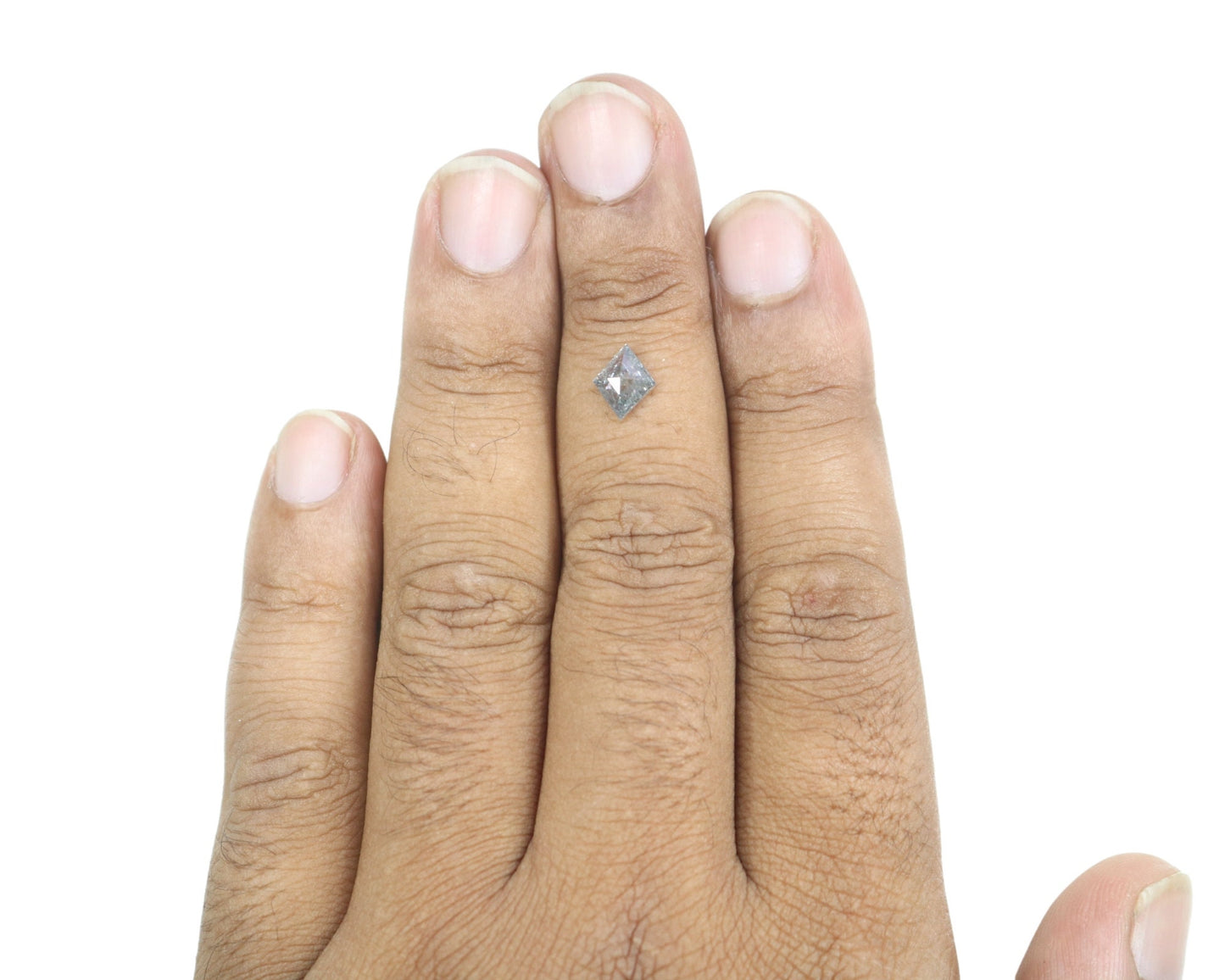 0.73 CT Shape Salt and Pepper Kite Shape - Natural Kite shape Loose Diamond -For 14k Gold Jewelry - Christmas Gift - LABORDAY Offer