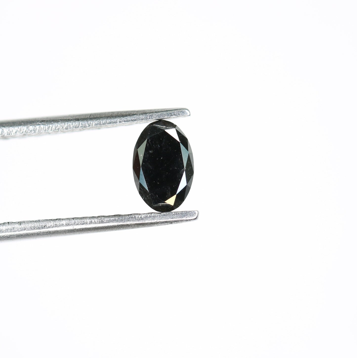 0.59 CT Rustic Black Oval Diamond | Oval Shape for Wedding Jewelry, Engagement Ring | Rustic Black Diamond for Gold Ring