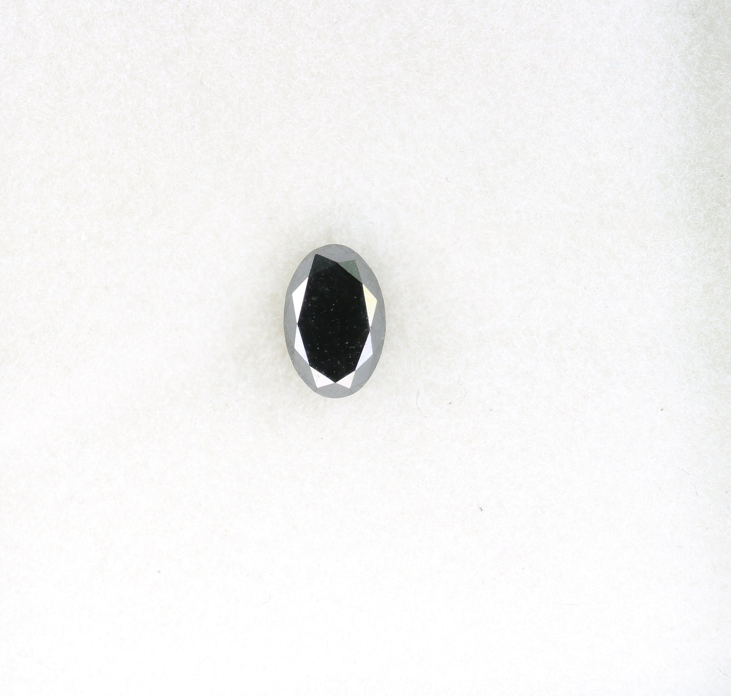 0.59 CT Rustic Black Oval Diamond | Oval Shape for Wedding Jewelry, Engagement Ring | Rustic Black Diamond for Gold Ring