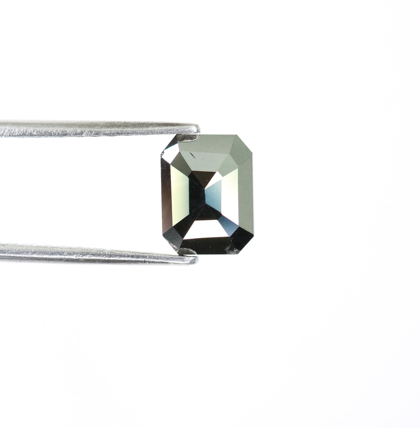 1.10 CT Natural Loose Emerald Salt and Pepper-Emerald Cut For Jewelry-Emerald Diamonds-Gıfts for her-Sale Offer-LABORDAY Offer -Special Gift