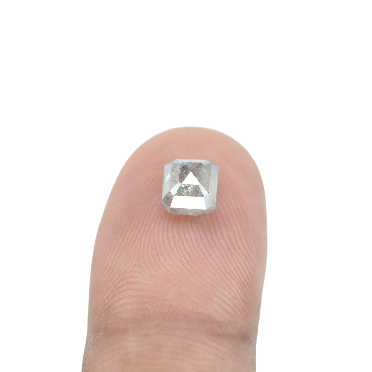 1.55 CT Natural Loose Emerald Salt and Pepper-Emerald Cut For Jewelry-Emerald Diamonds-Gıfts for her-Sale Offer-LABORDAY Offer -Special Gift
