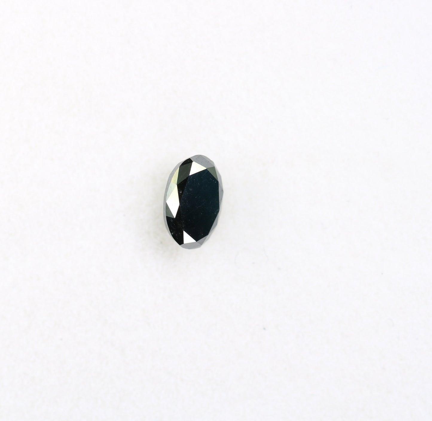 0.59 CT Rustic Black Oval Diamond | Oval Shape for Wedding Jewelry, Engagement Ring | Rustic Black Diamond for Gold Ring