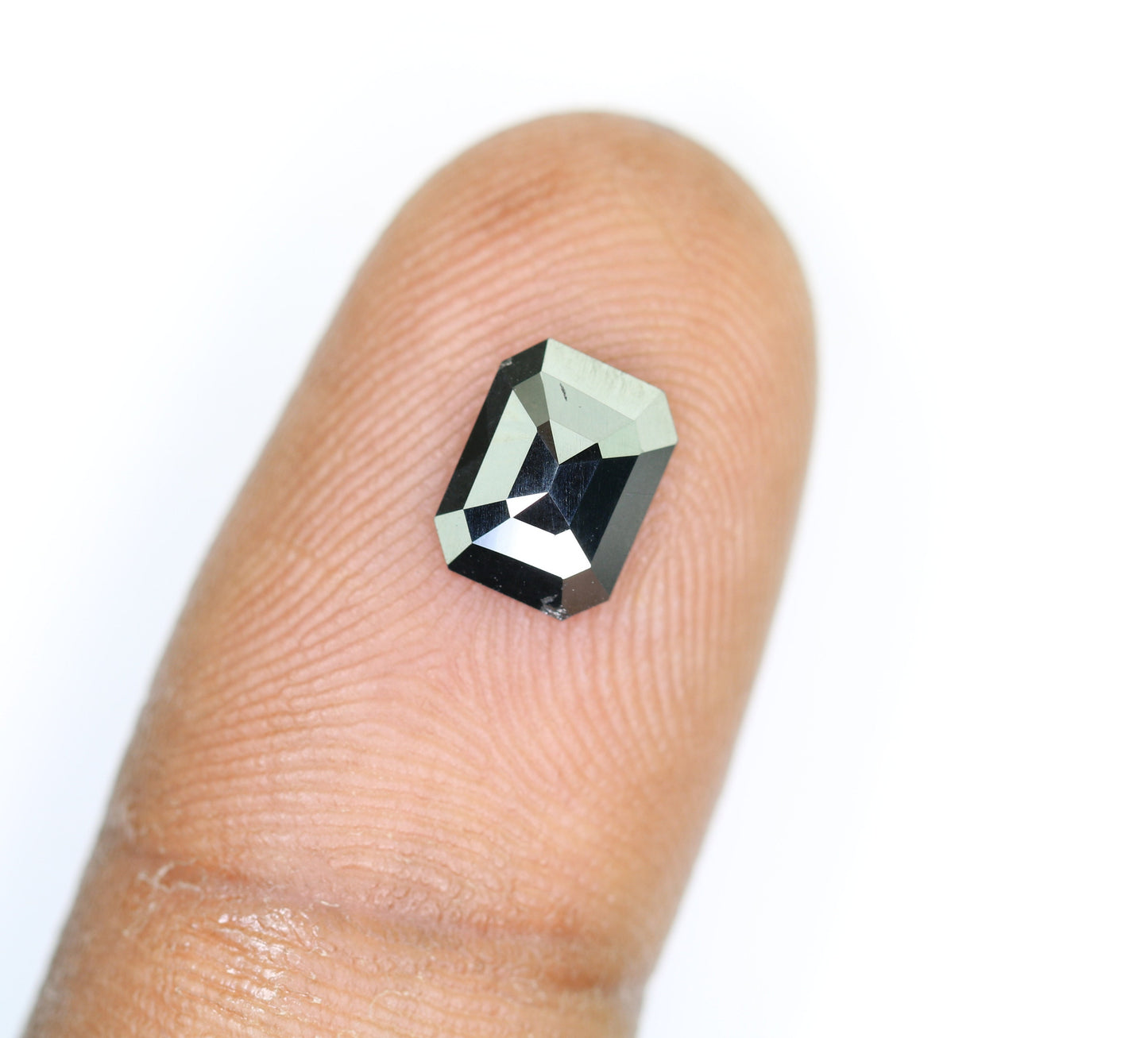 1.10 CT Natural Loose Emerald Salt and Pepper-Emerald Cut For Jewelry-Emerald Diamonds-Gıfts for her-Sale Offer-LABORDAY Offer -Special Gift