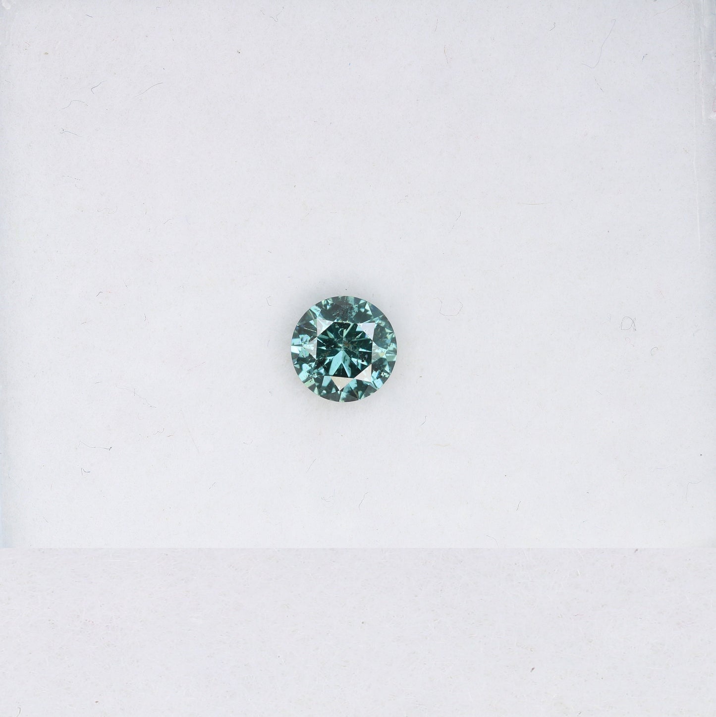 0.41 CT Fancy Blue Round Brilliant Cut Loose Polished Diamond | Ideal for Wedding Rings and Gold Jewelry | High-Quality Loose Gemstone