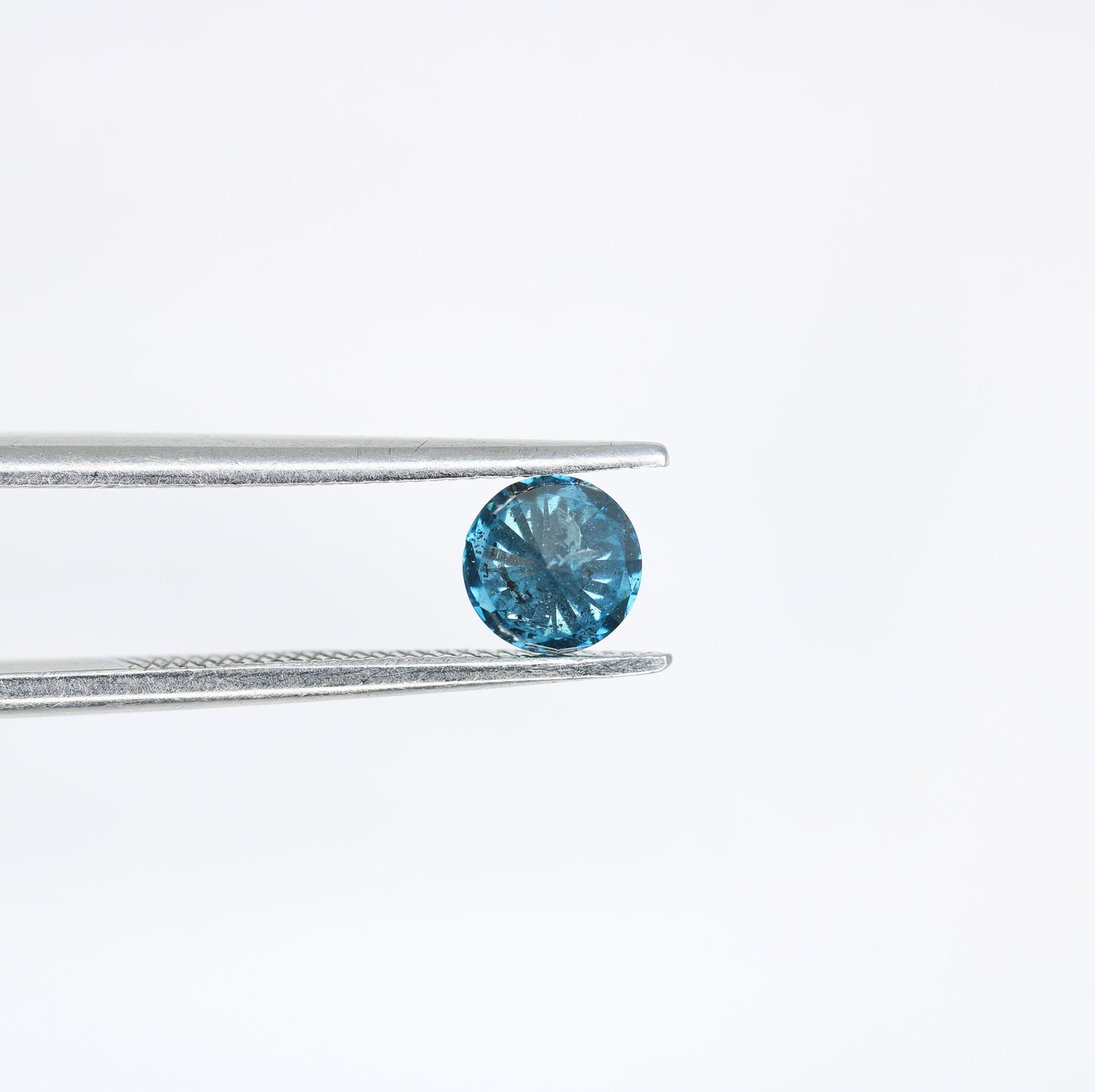 0.43 CT Natural Blue Round Brilliant Cut Polished Diamond | Ideal for Engagement Rings and Gold Jewelry | High-Quality Loose Gemstone