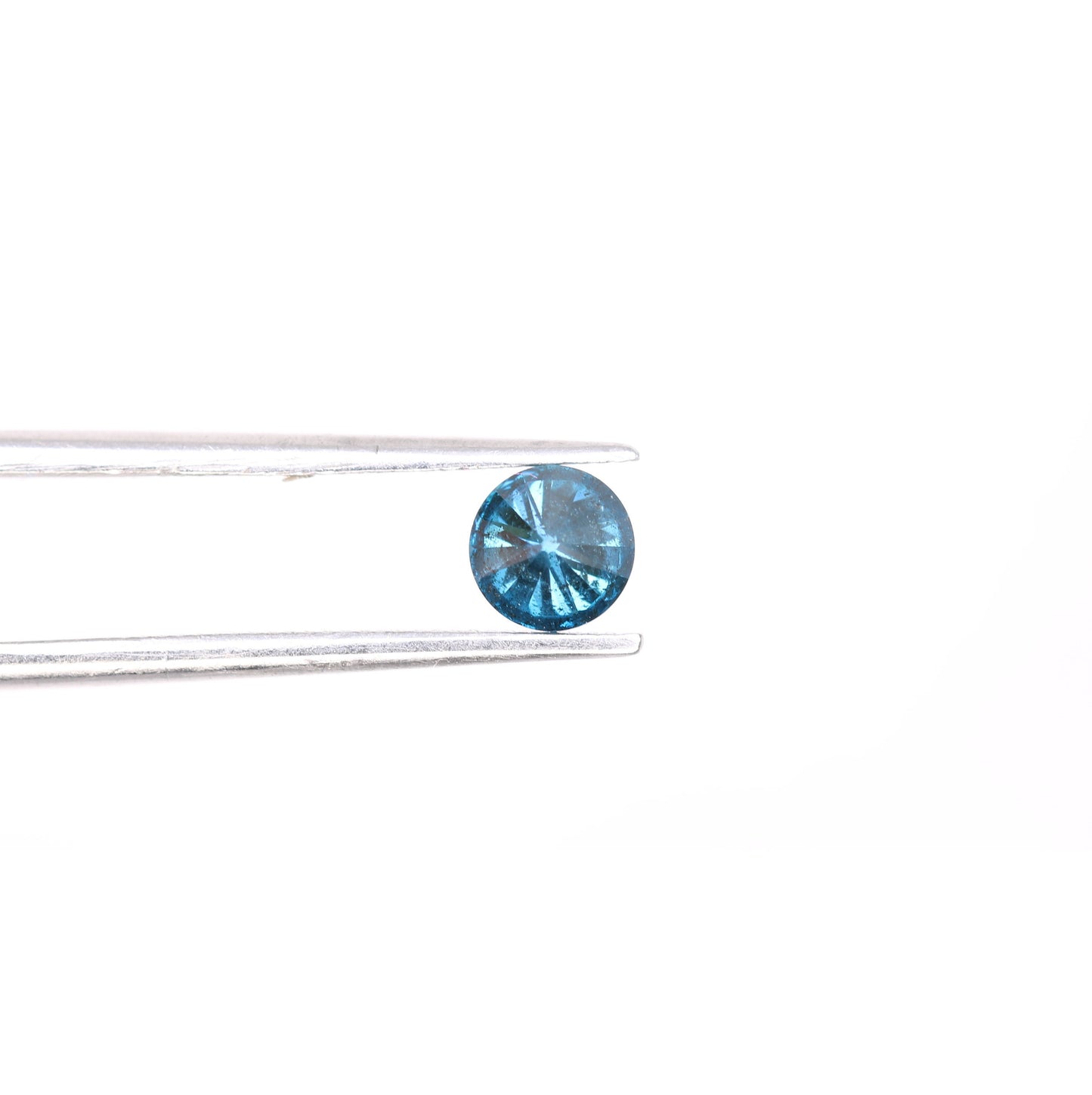 0.47 CT Natural Round Brilliant Cut Blue Polished Diamond | Ideal for Wedding Jewelry and Gold Rings | High-Quality Loose Gemstone