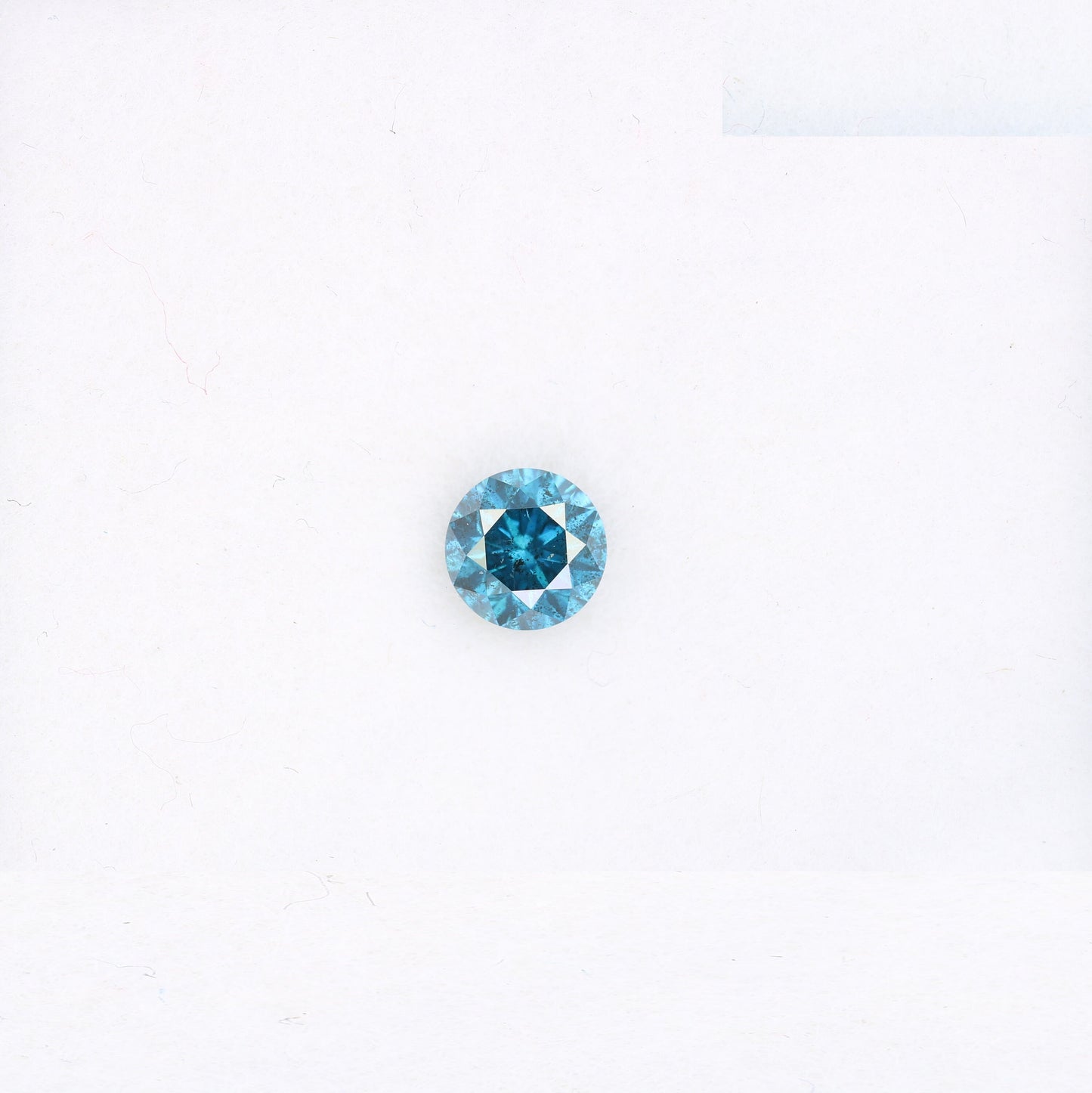 0.47 CT Natural Round Brilliant Cut Blue Polished Diamond | Ideal for Wedding Jewelry and Gold Rings | High-Quality Loose Gemstone