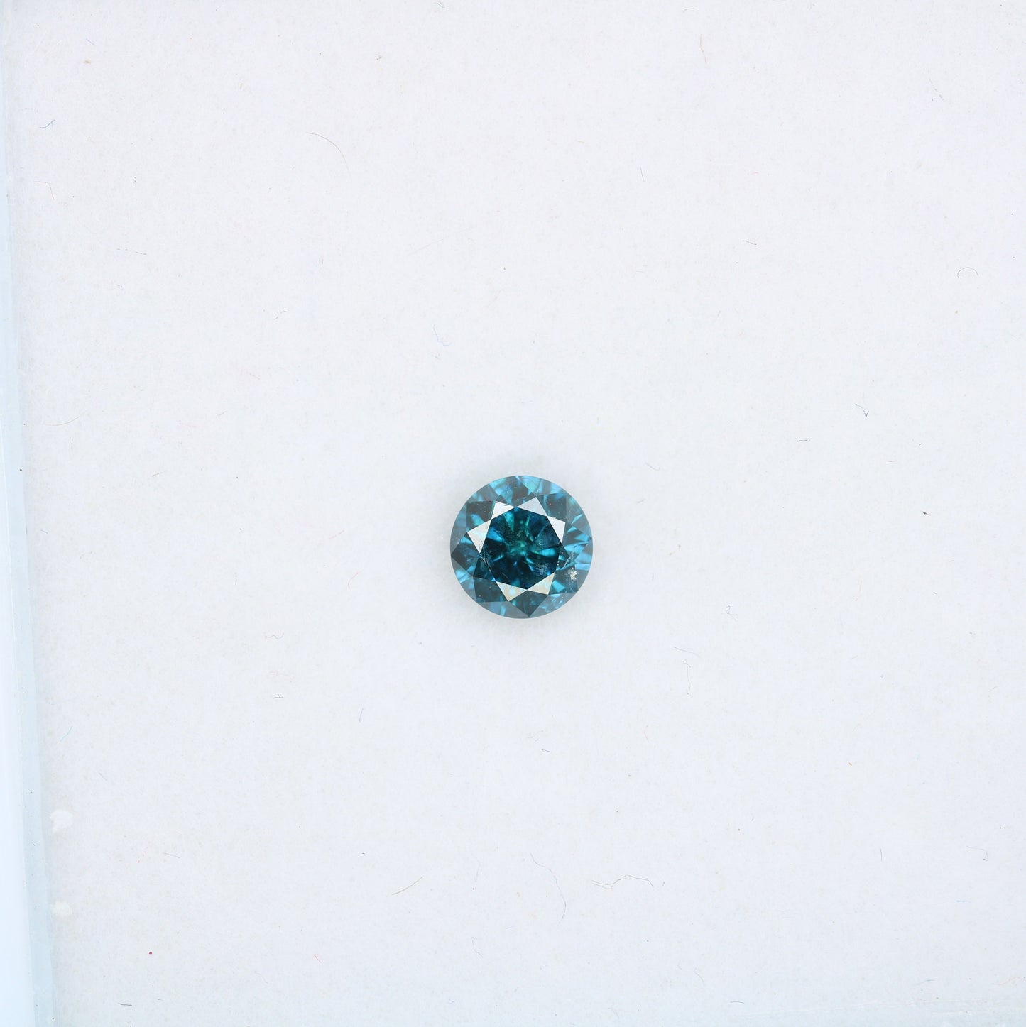 0.29 CT 4.20 MM Blue Round Brilliant Cut Loose Diamond | Perfect for Wedding Rings and Gold Jewelry | Ideal for Custom Jewelry Making