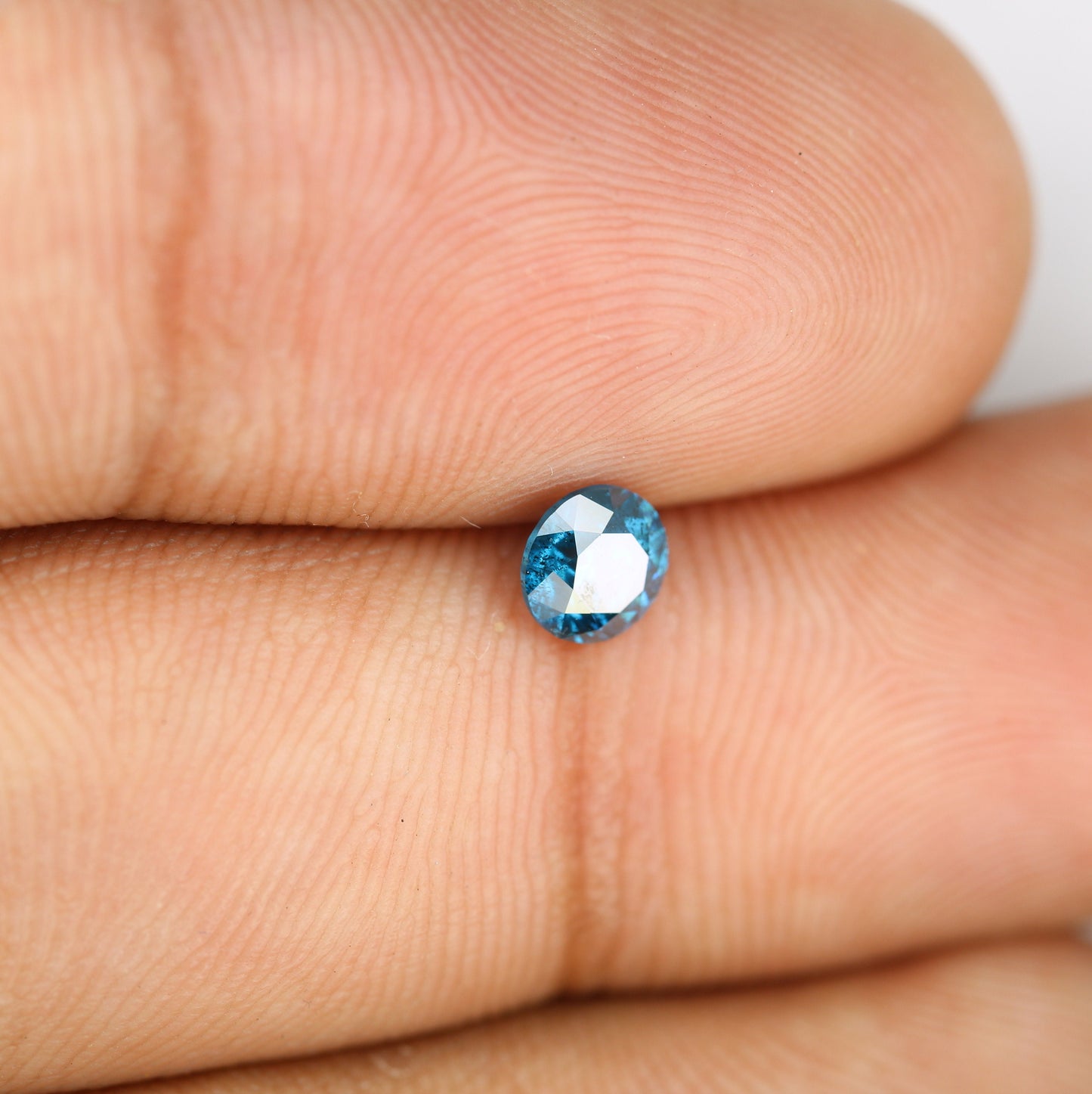 0.47 CT Natural Round Brilliant Cut Blue Polished Diamond | Ideal for Wedding Jewelry and Gold Rings | High-Quality Loose Gemstone