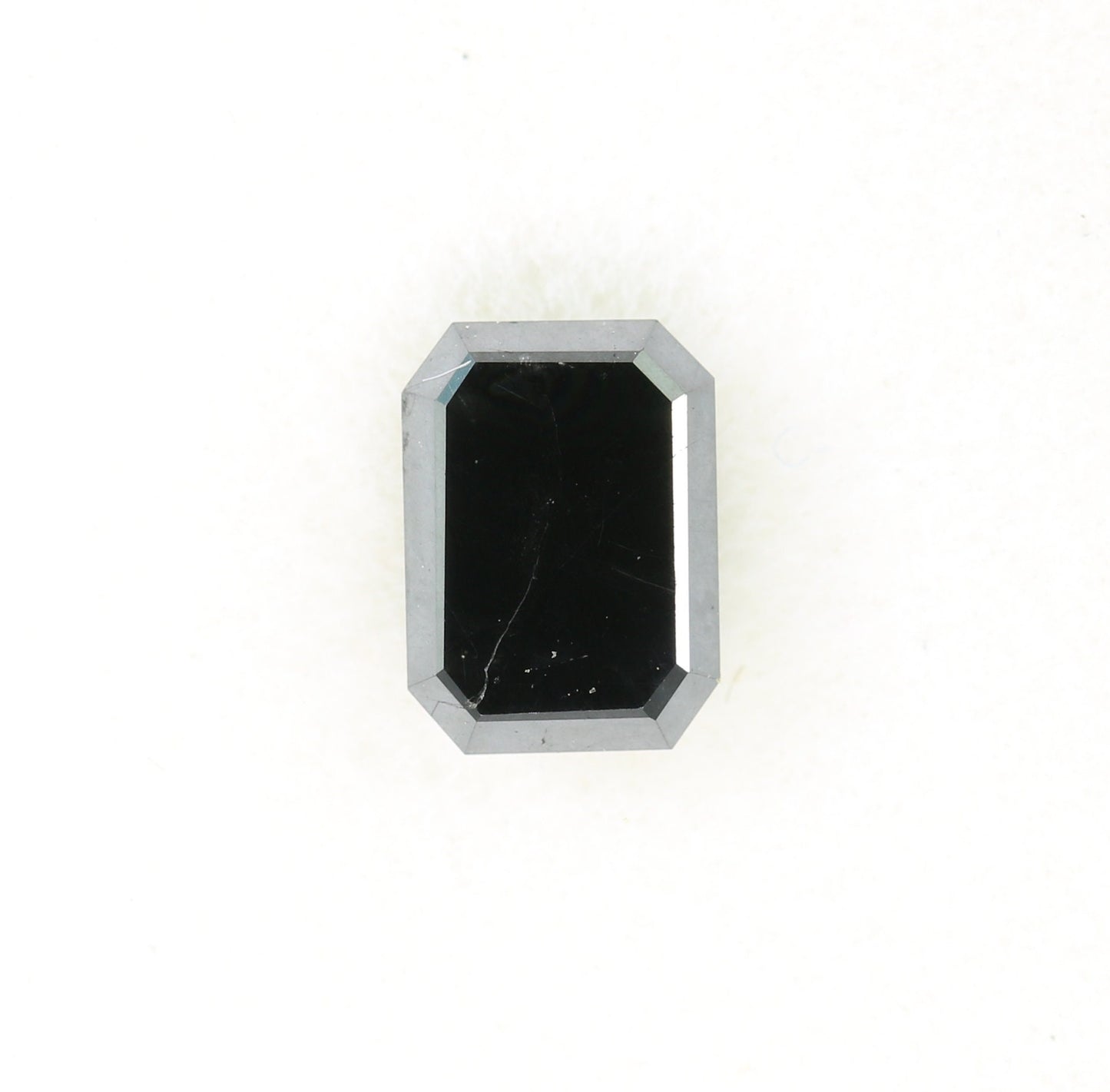 0.66 CT Natural Loose Emerald Cut Salt & Pepper Diamond - Unique Gift for Her - Labor Day Sale