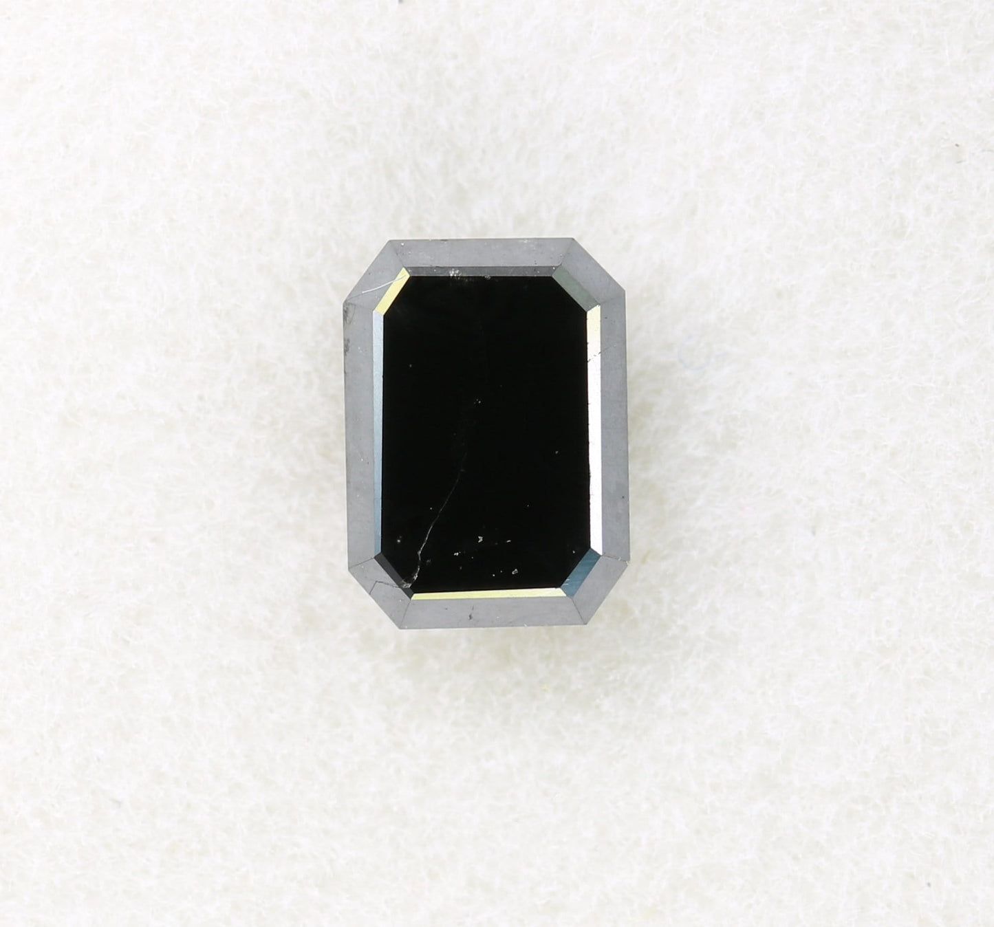 0.66 CT Natural Loose Emerald Cut Salt & Pepper Diamond - Unique Gift for Her - Labor Day Sale