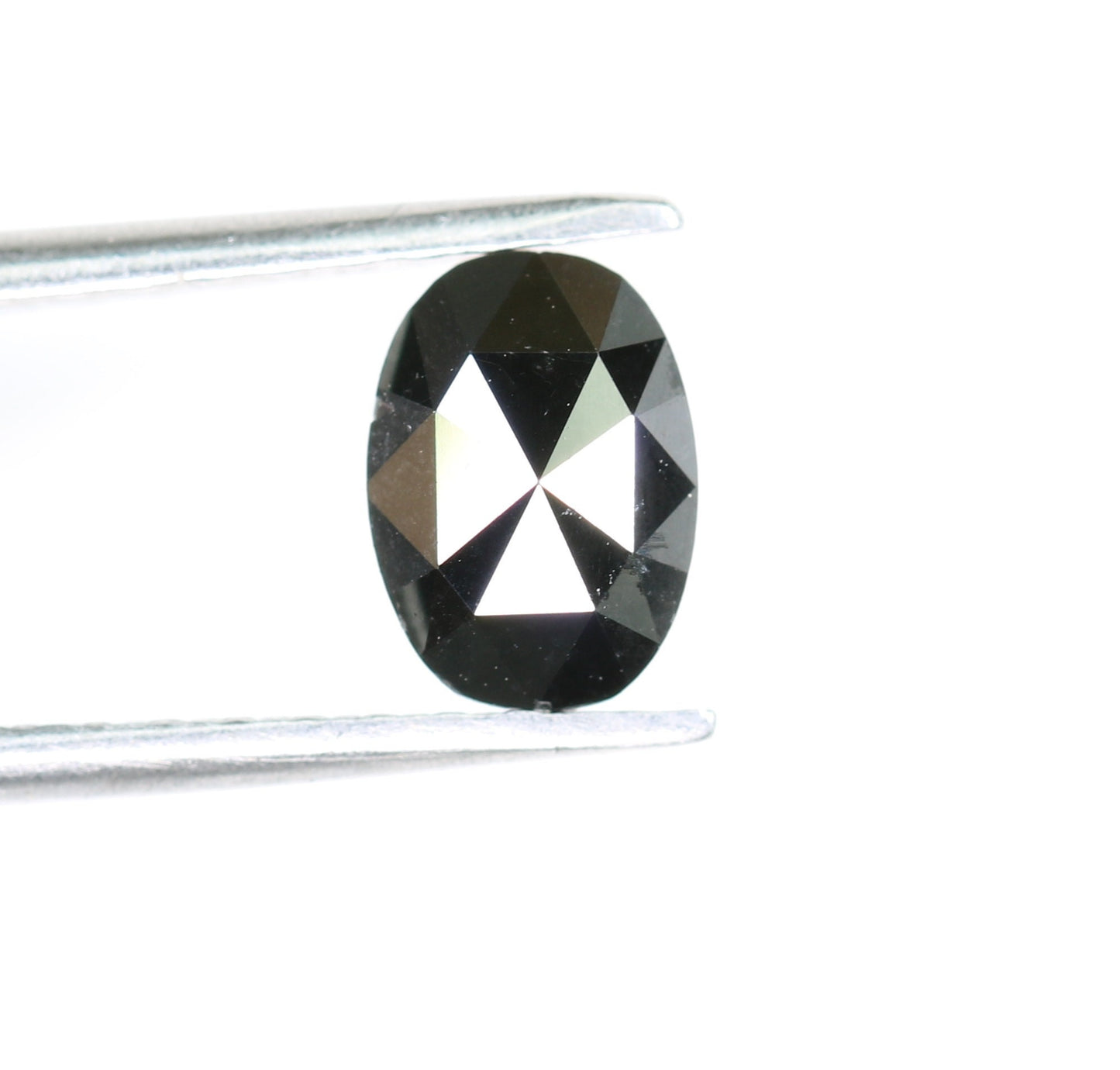 0.75 CT Natural Loose Oval Black Salt and Pepper Diamond | Ideal for Engagement Ring, Wedding Ring, Earring Pair