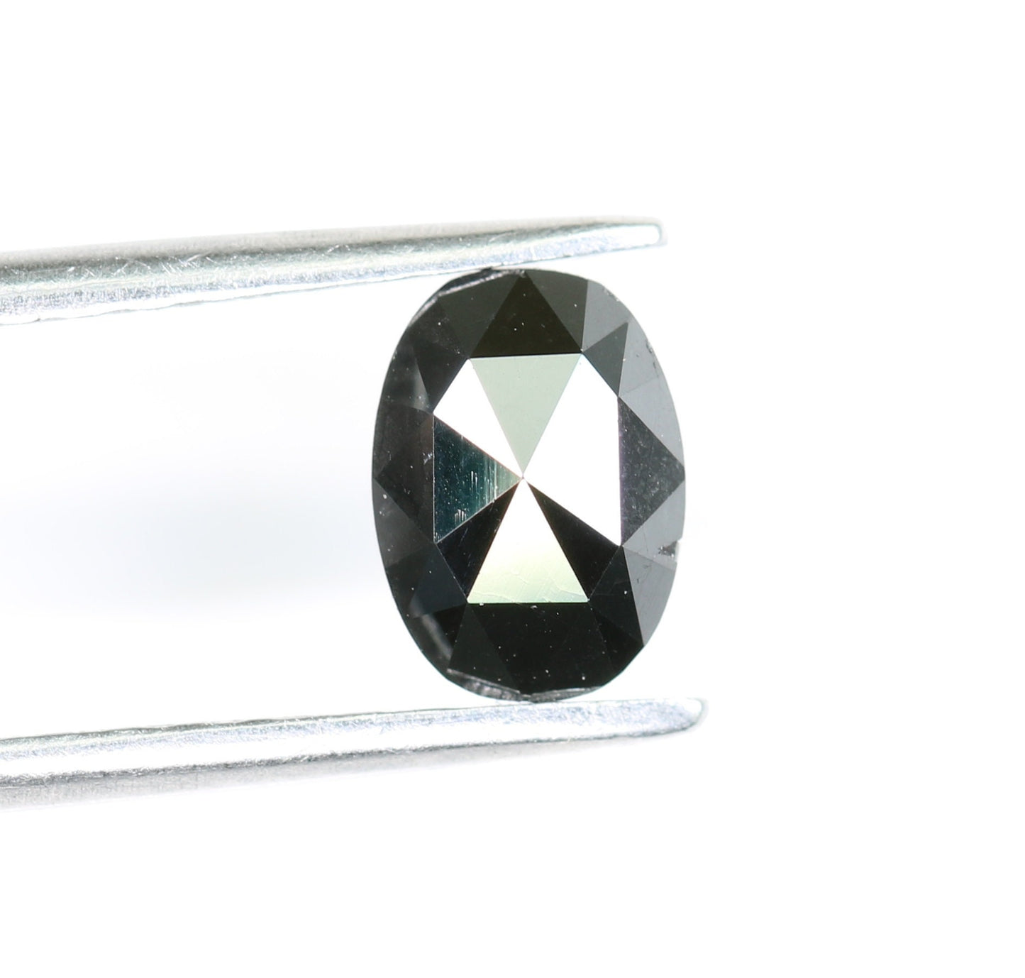 0.75 CT Natural Loose Oval Black Salt and Pepper Diamond | Ideal for Engagement Ring, Wedding Ring, Earring Pair