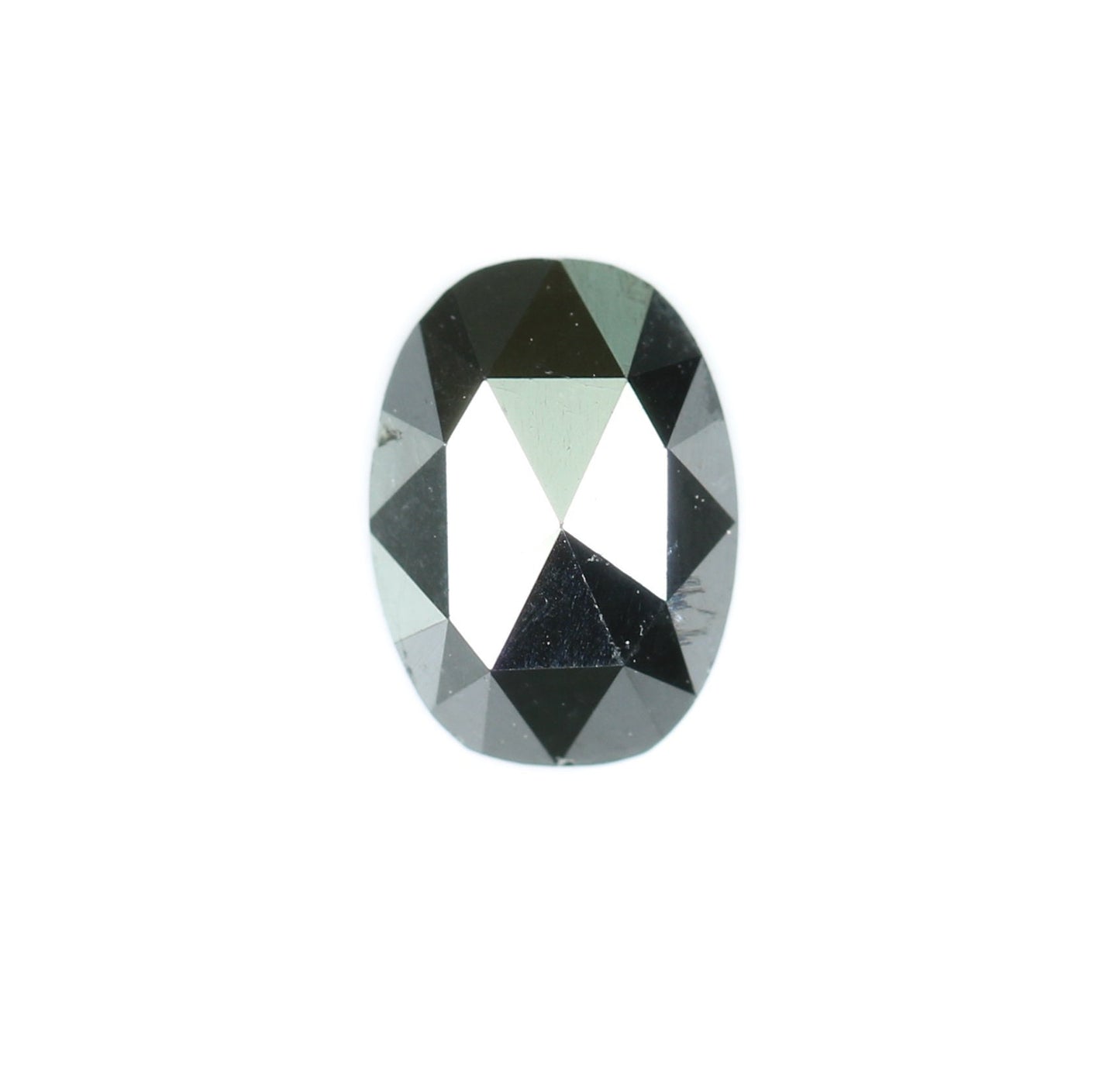 0.75 CT Natural Loose Oval Black Salt and Pepper Diamond | Ideal for Engagement Ring, Wedding Ring, Earring Pair