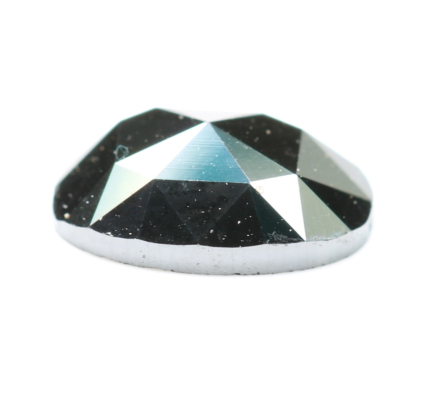 0.75 CT Natural Loose Oval Black Salt and Pepper Diamond | Ideal for Engagement Ring, Wedding Ring, Earring Pair