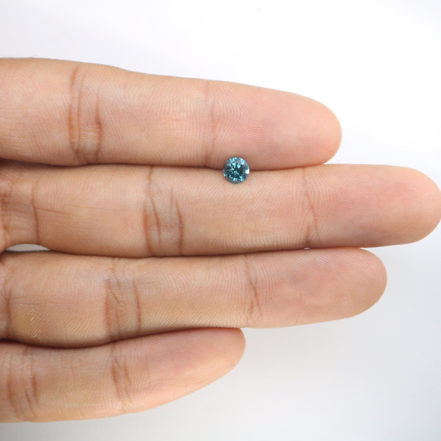 0.56 CT Stunning Round Brilliant Cut Fancy Blue Diamond | Ideal for Engagement Rings and Gold Jewelry | Premium Quality Loose Gemstone