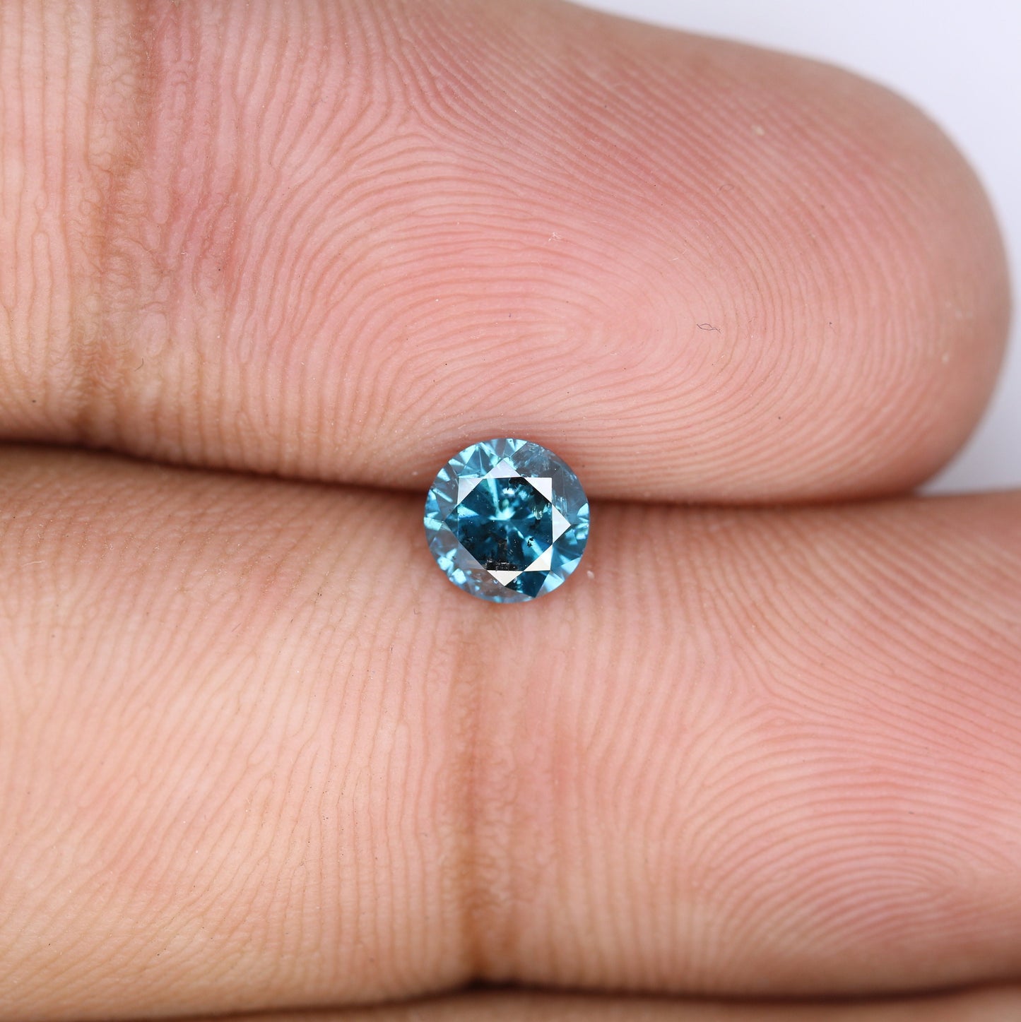 0.56 CT Stunning Round Brilliant Cut Fancy Blue Diamond | Ideal for Engagement Rings and Gold Jewelry | Premium Quality Loose Gemstone